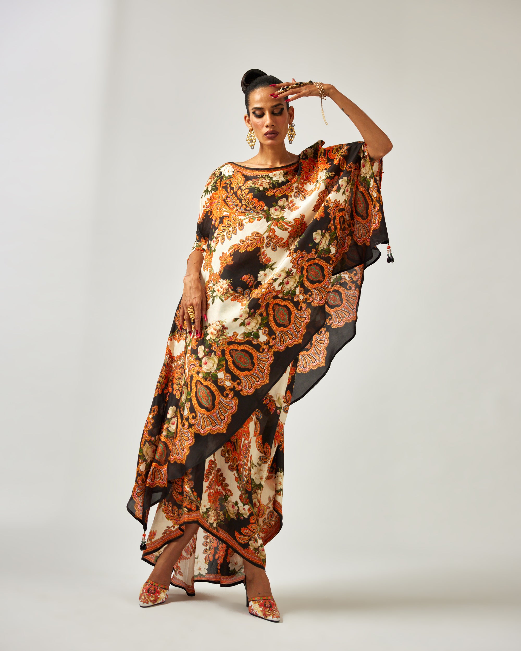 mon amour : Kamini - Orange/Black