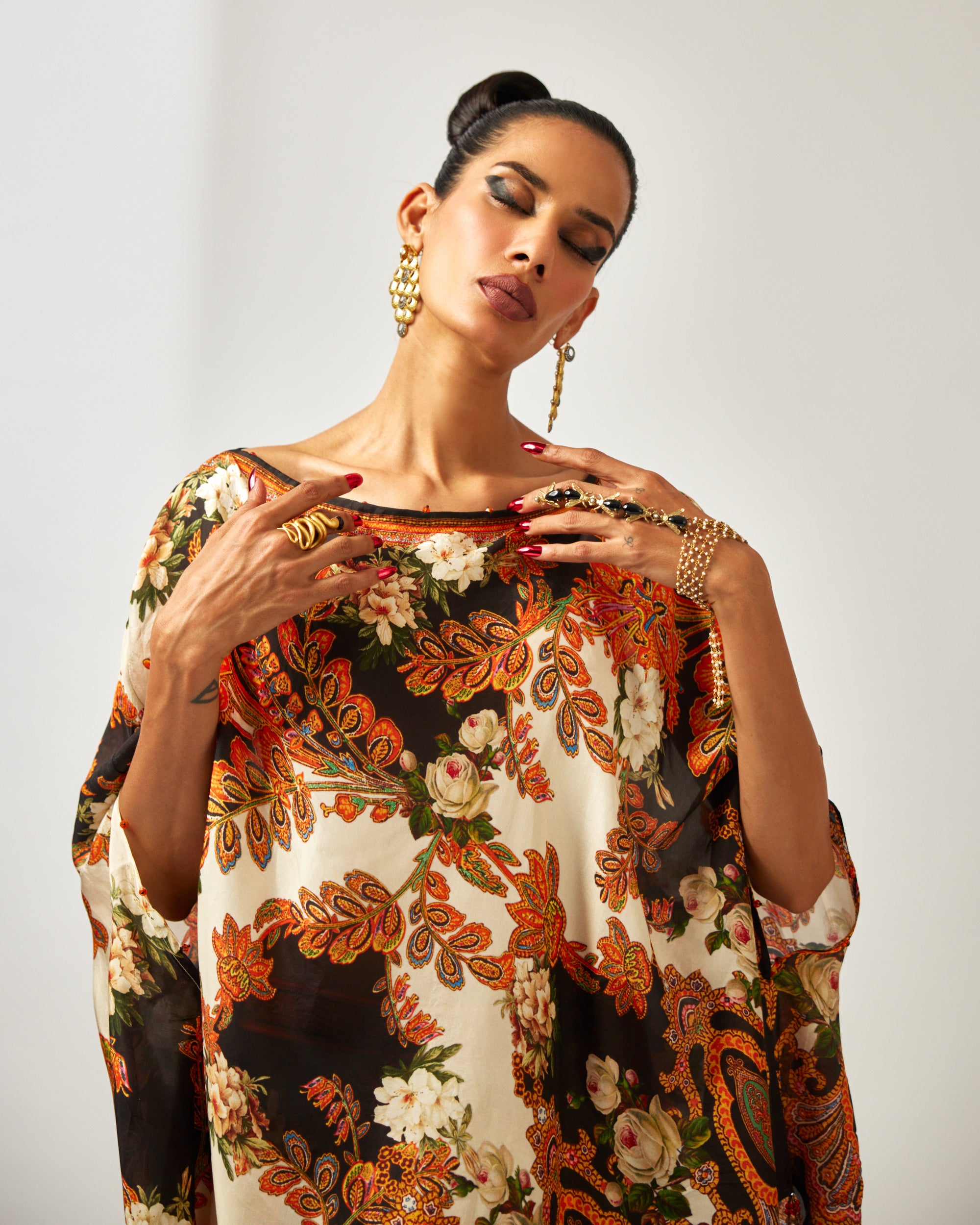 mon amour : Kamini - Orange/Black