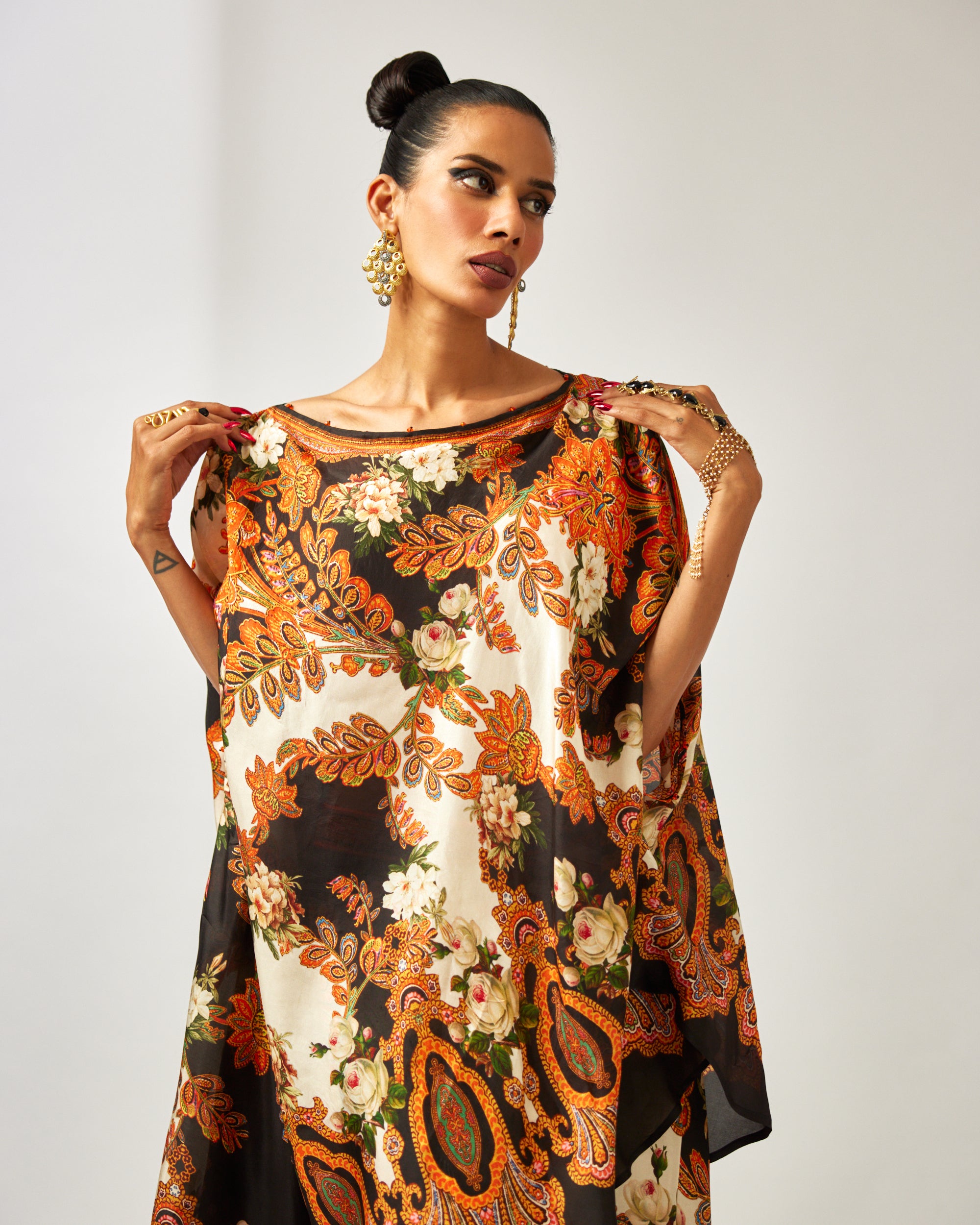 mon amour : Kamini - Orange/Black