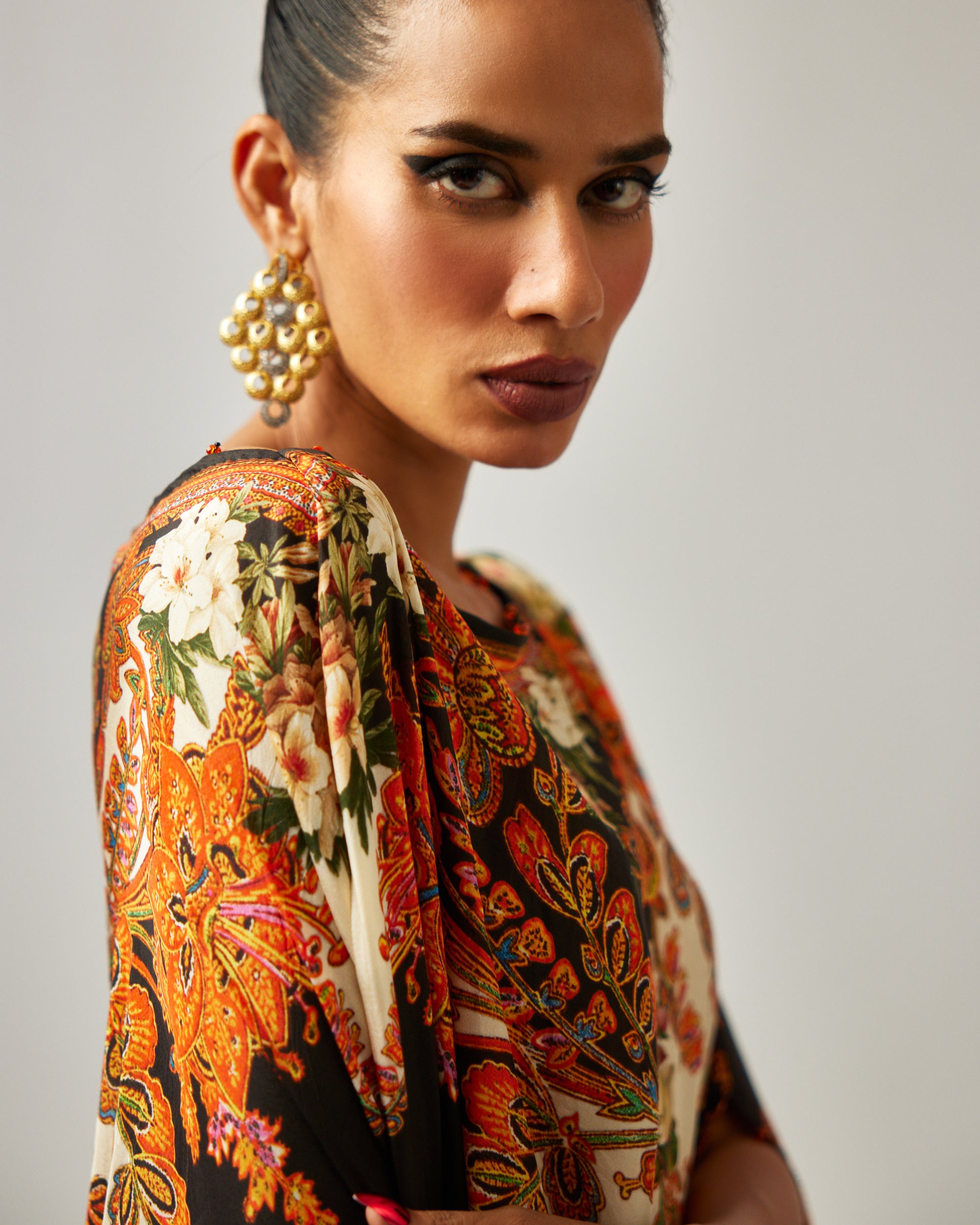 mon amour : Kamini - Orange/Black