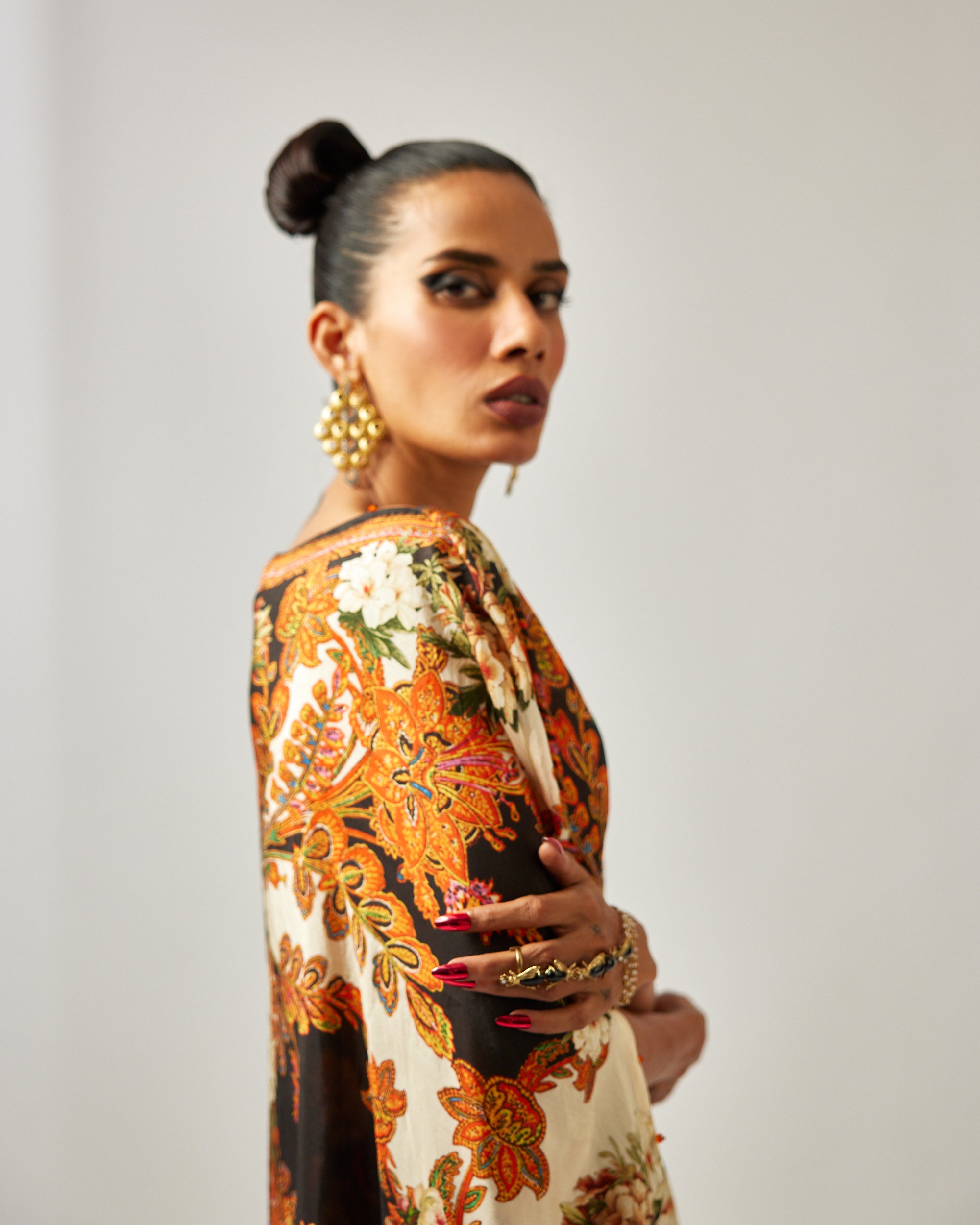 mon amour : Kamini - Orange/Black