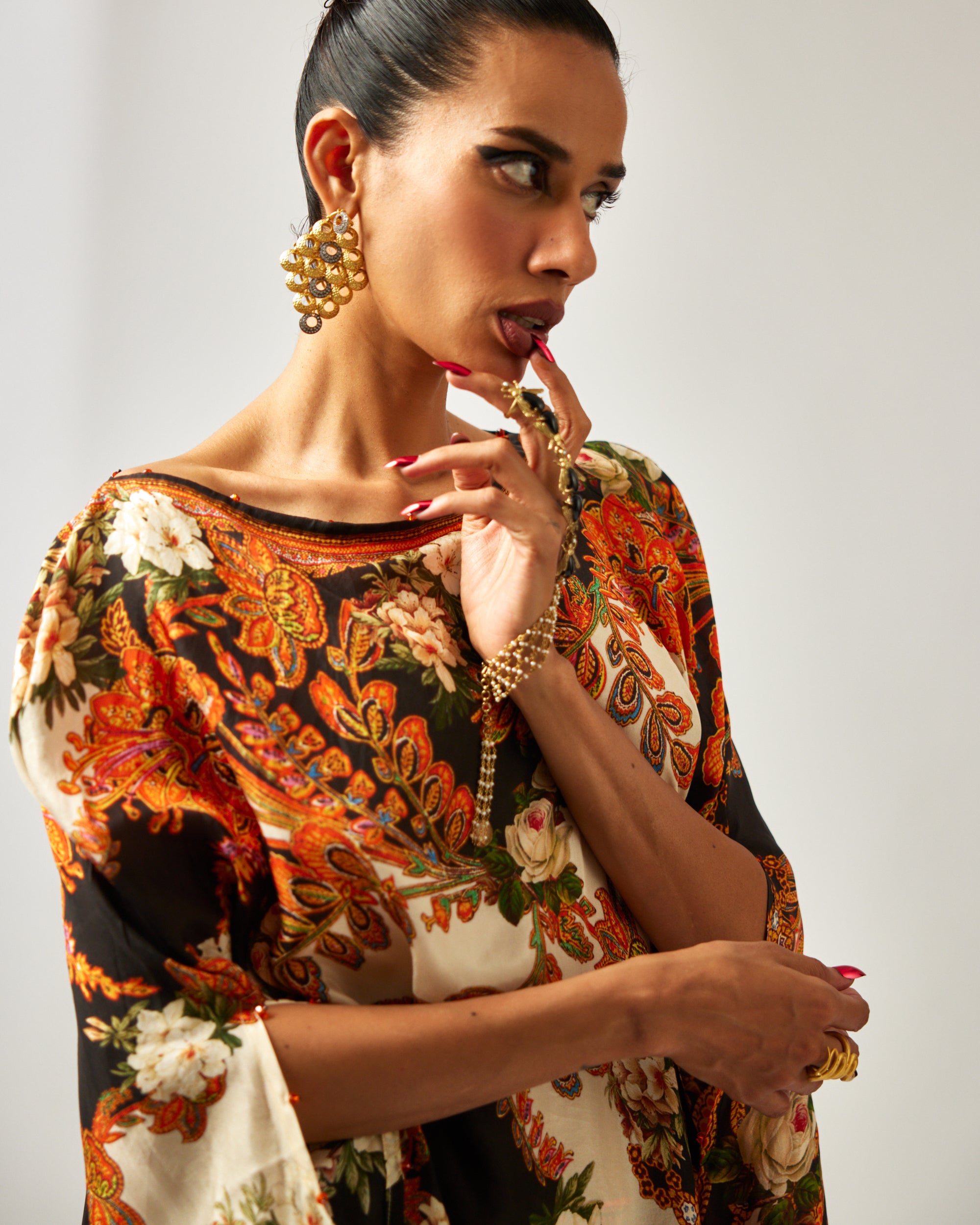 mon amour : Kamini - Orange/Black