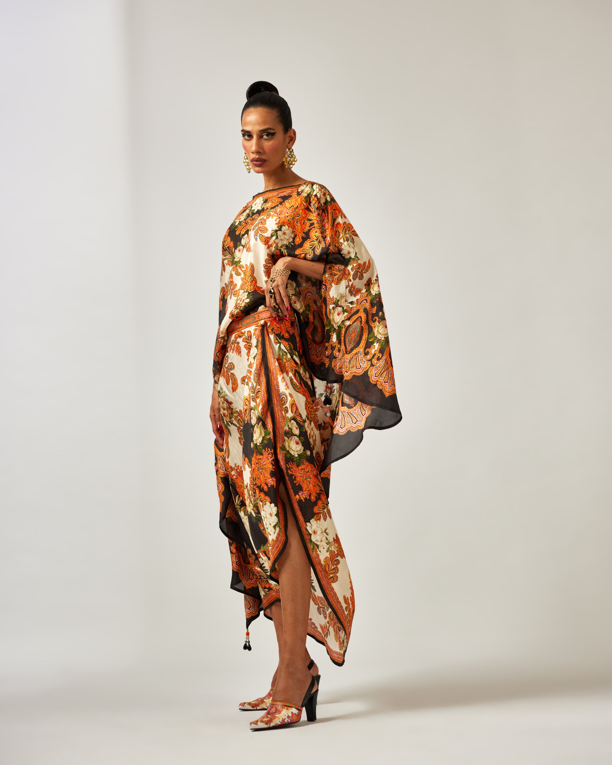 mon amour : Kamini - Orange/Black