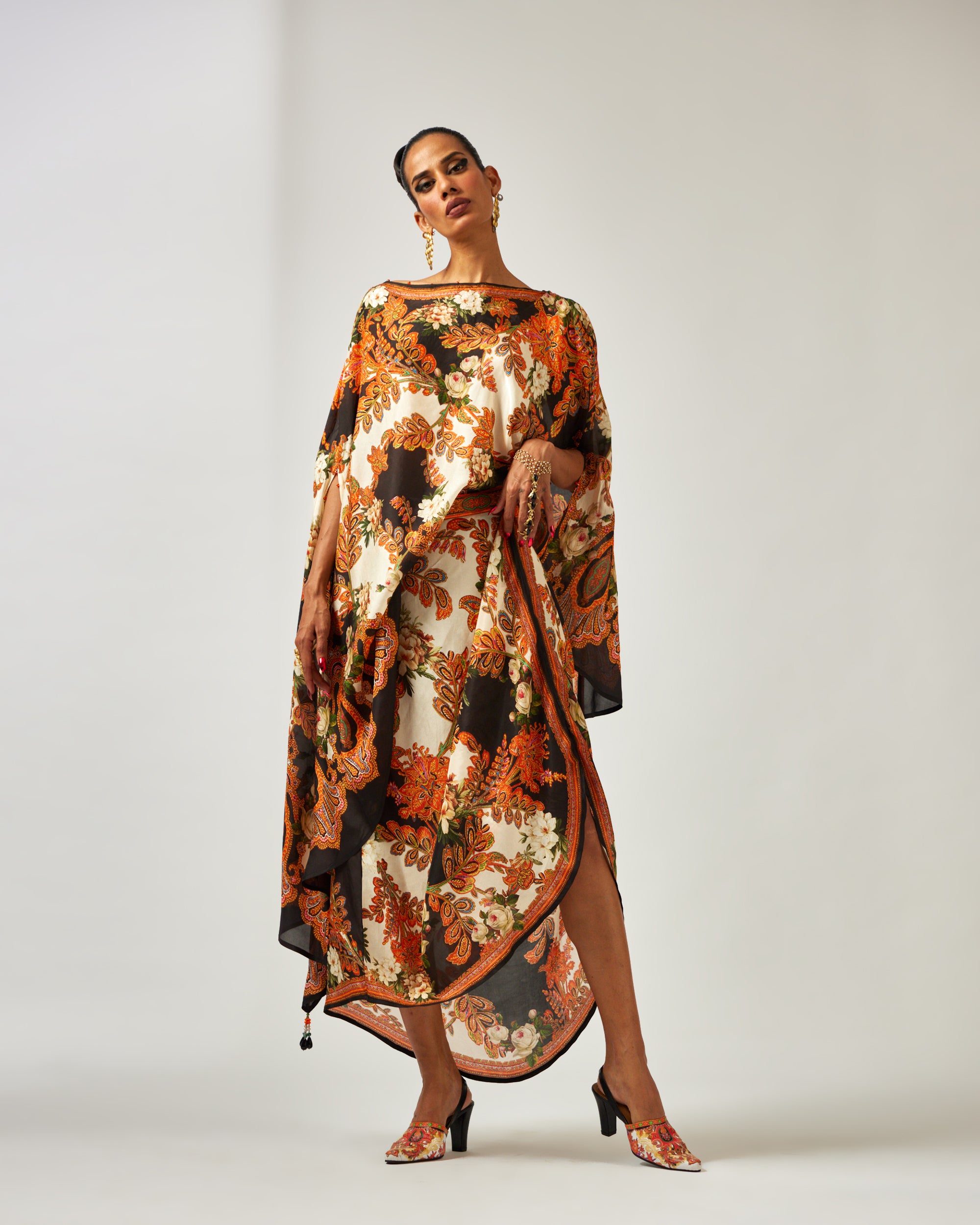 mon amour : Kamini - Orange/Black