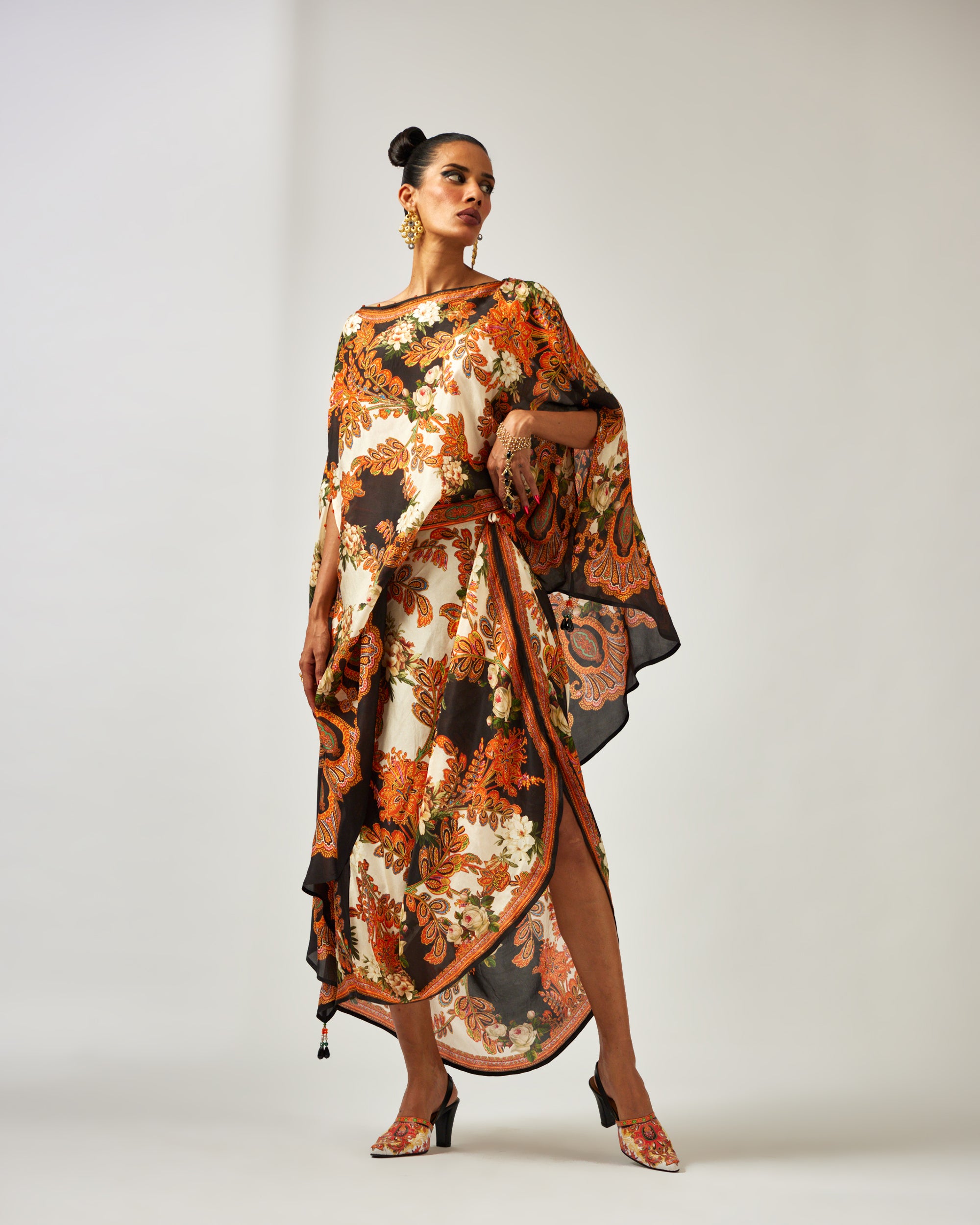 mon amour : Kamini - Orange/Black