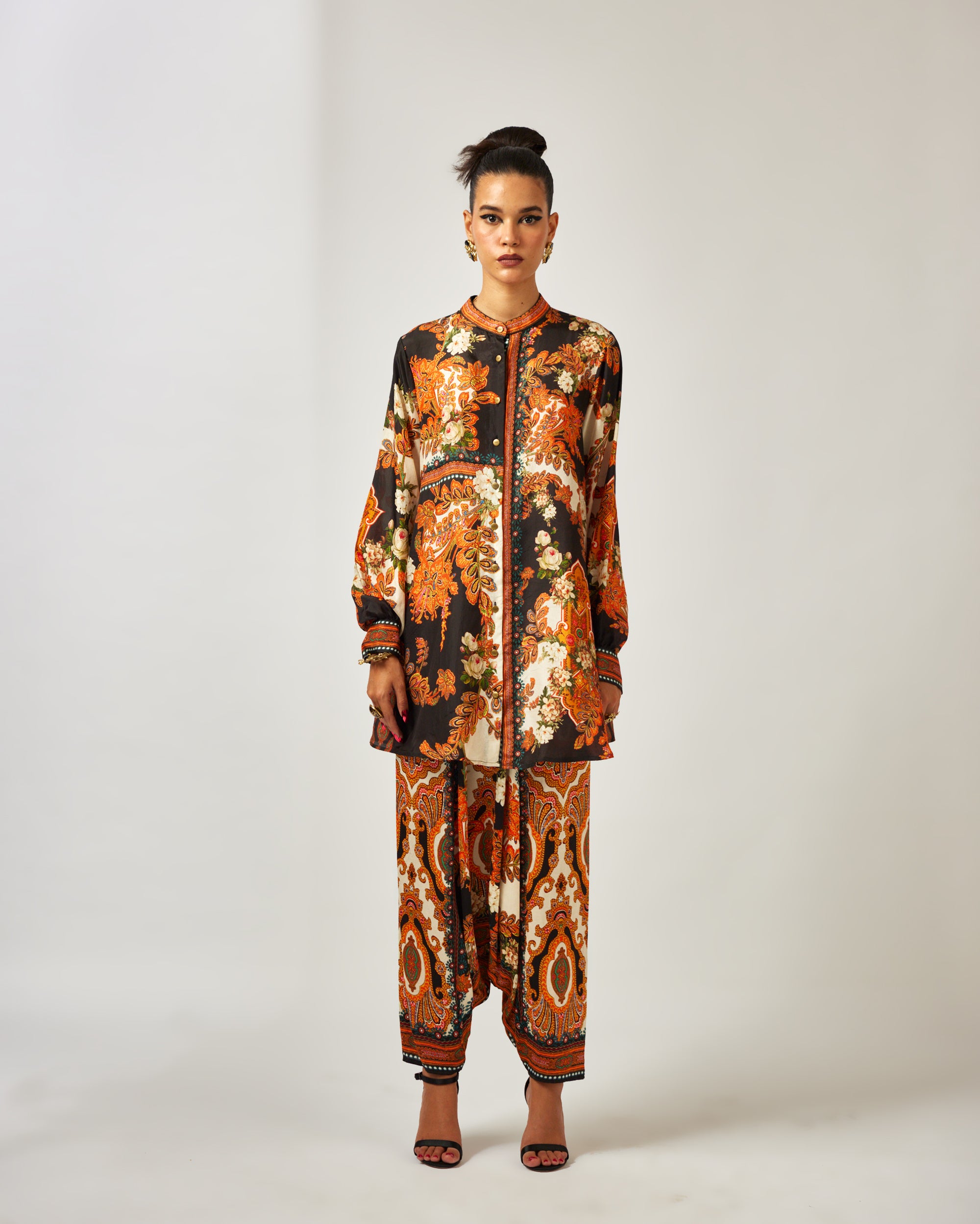 mon amour : Basheera/Maimouna - Orange/Black