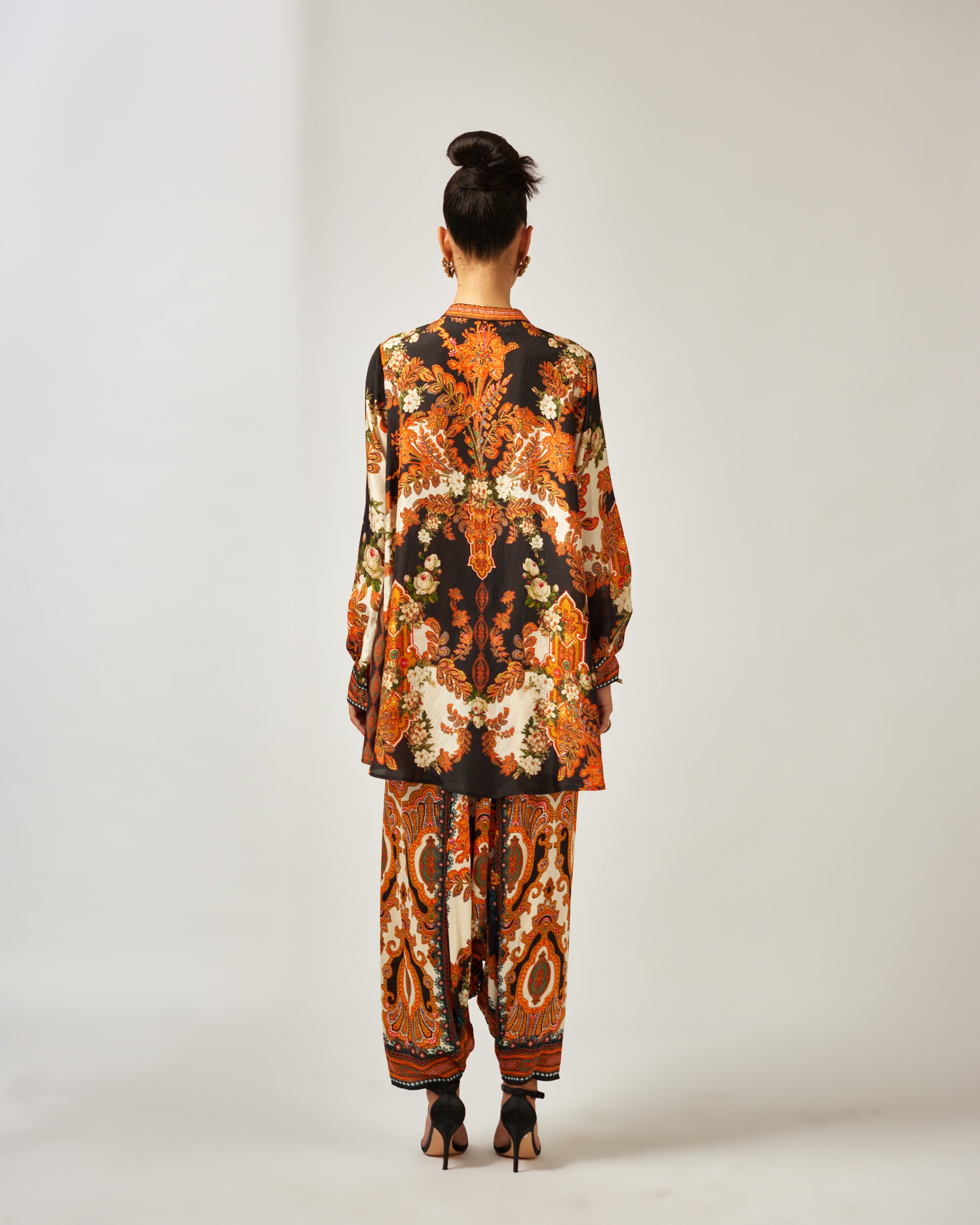 mon amour : Basheera/Maimouna - Orange/Black