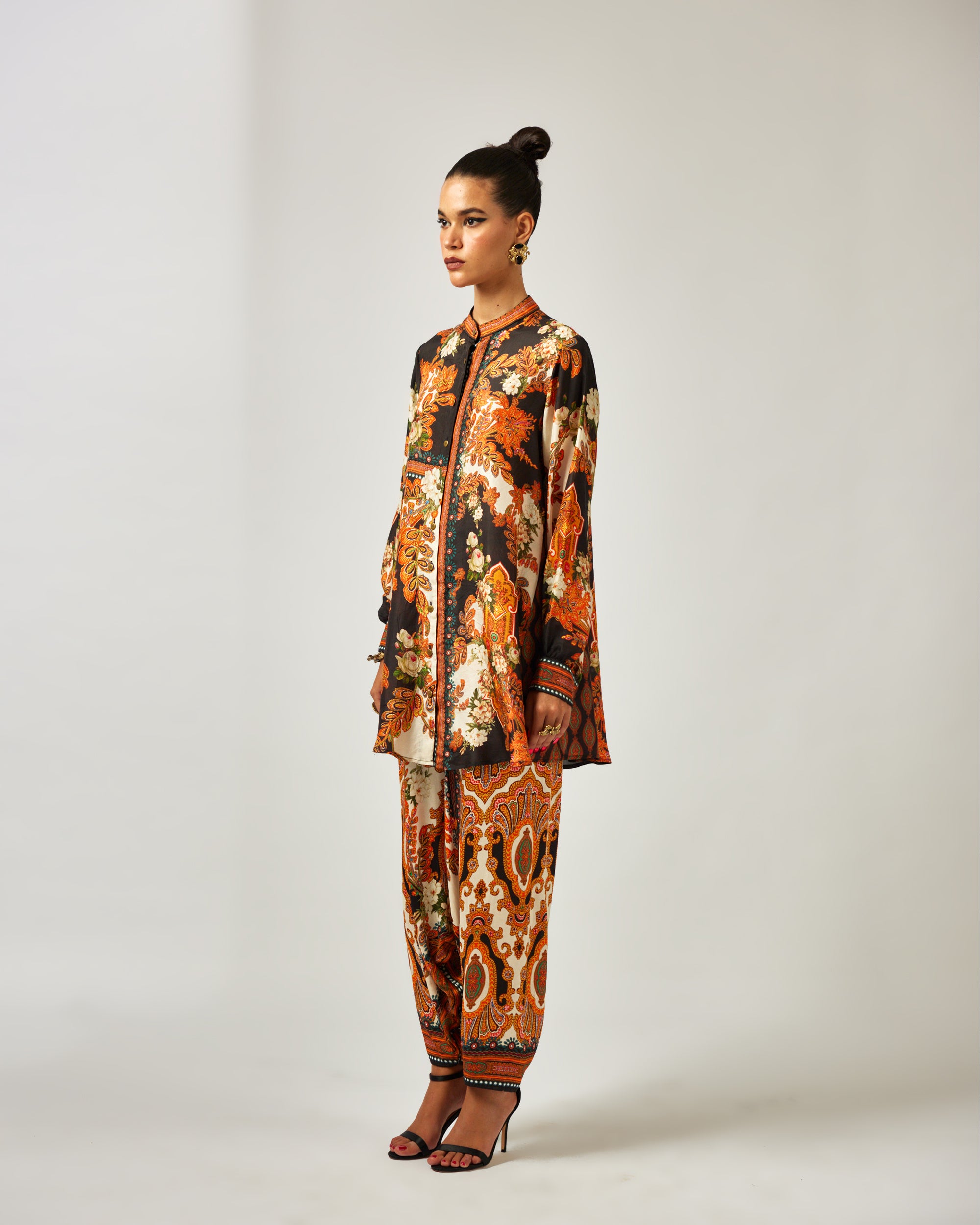 mon amour : Basheera/Maimouna - Orange/Black