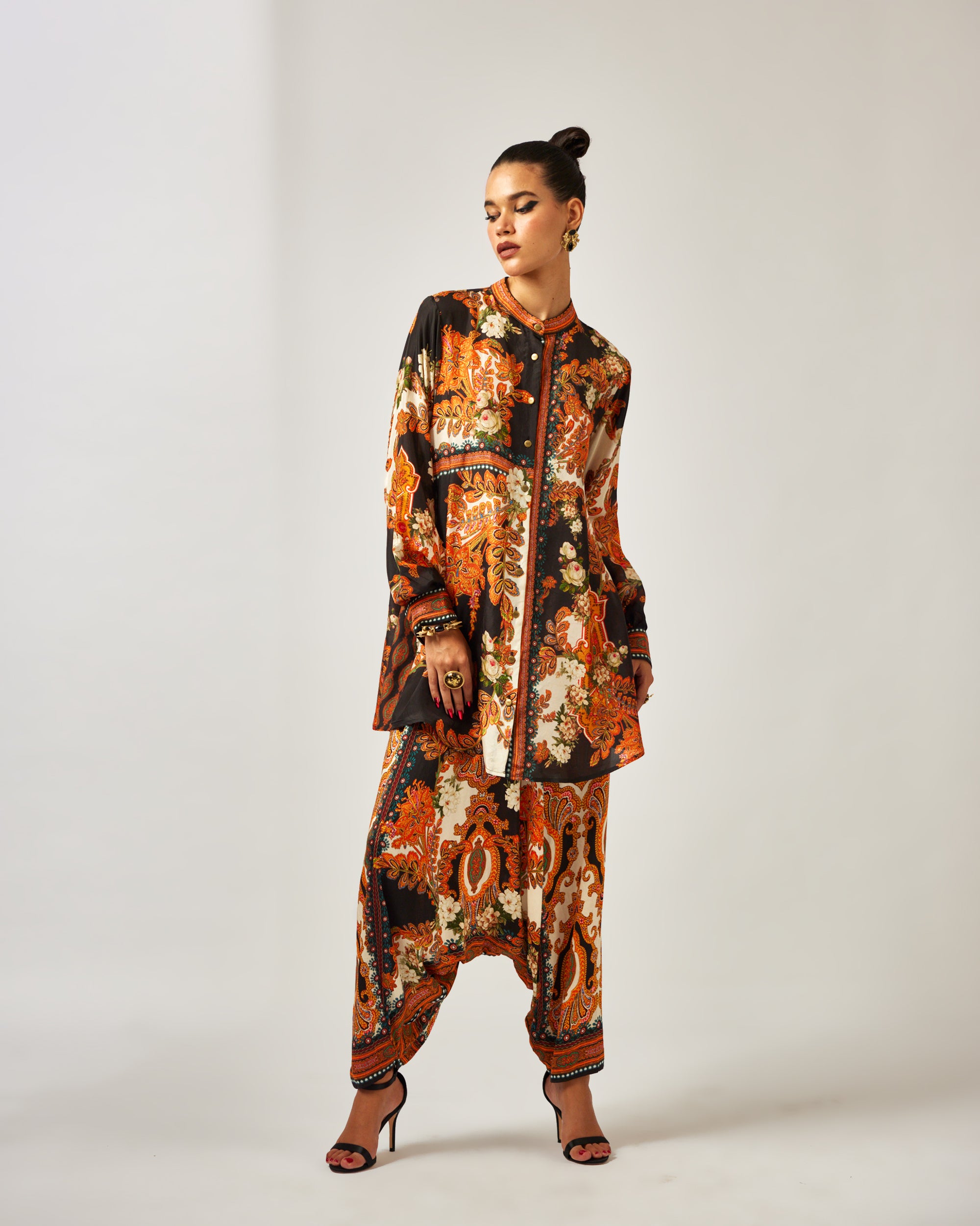 mon amour : Basheera/Maimouna - Orange/Black