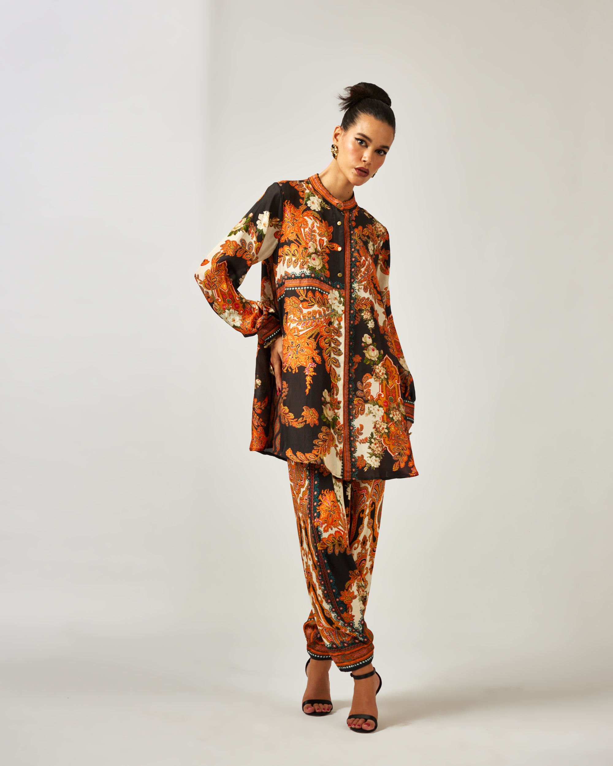 mon amour : Basheera/Maimouna - Orange/Black