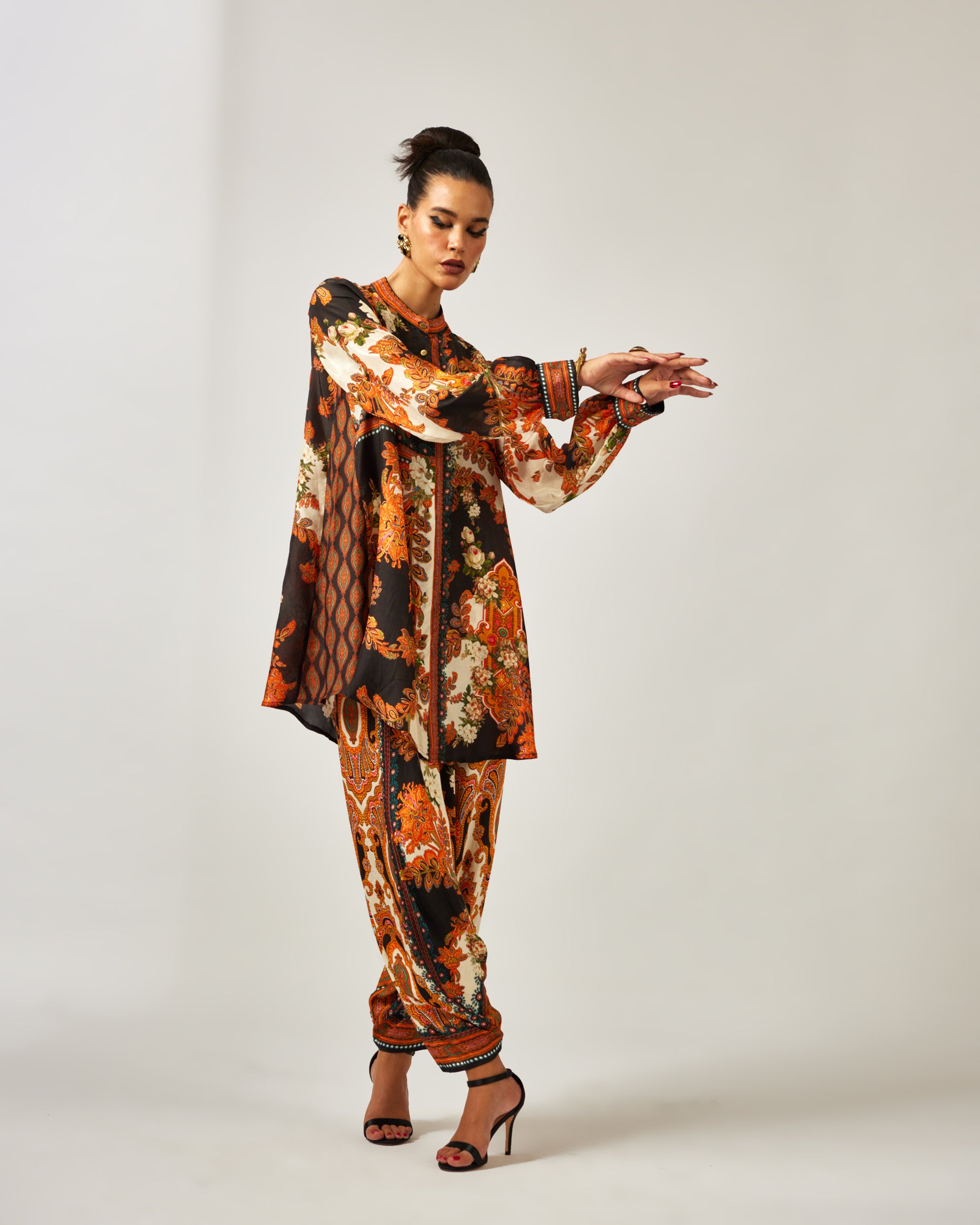 mon amour : Basheera/Maimouna - Orange/Black