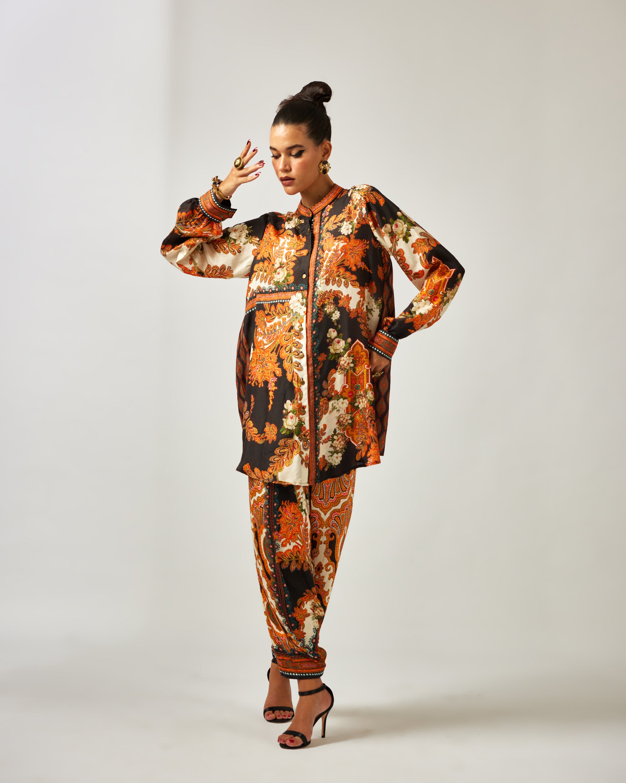 mon amour : Basheera/Maimouna - Orange/Black