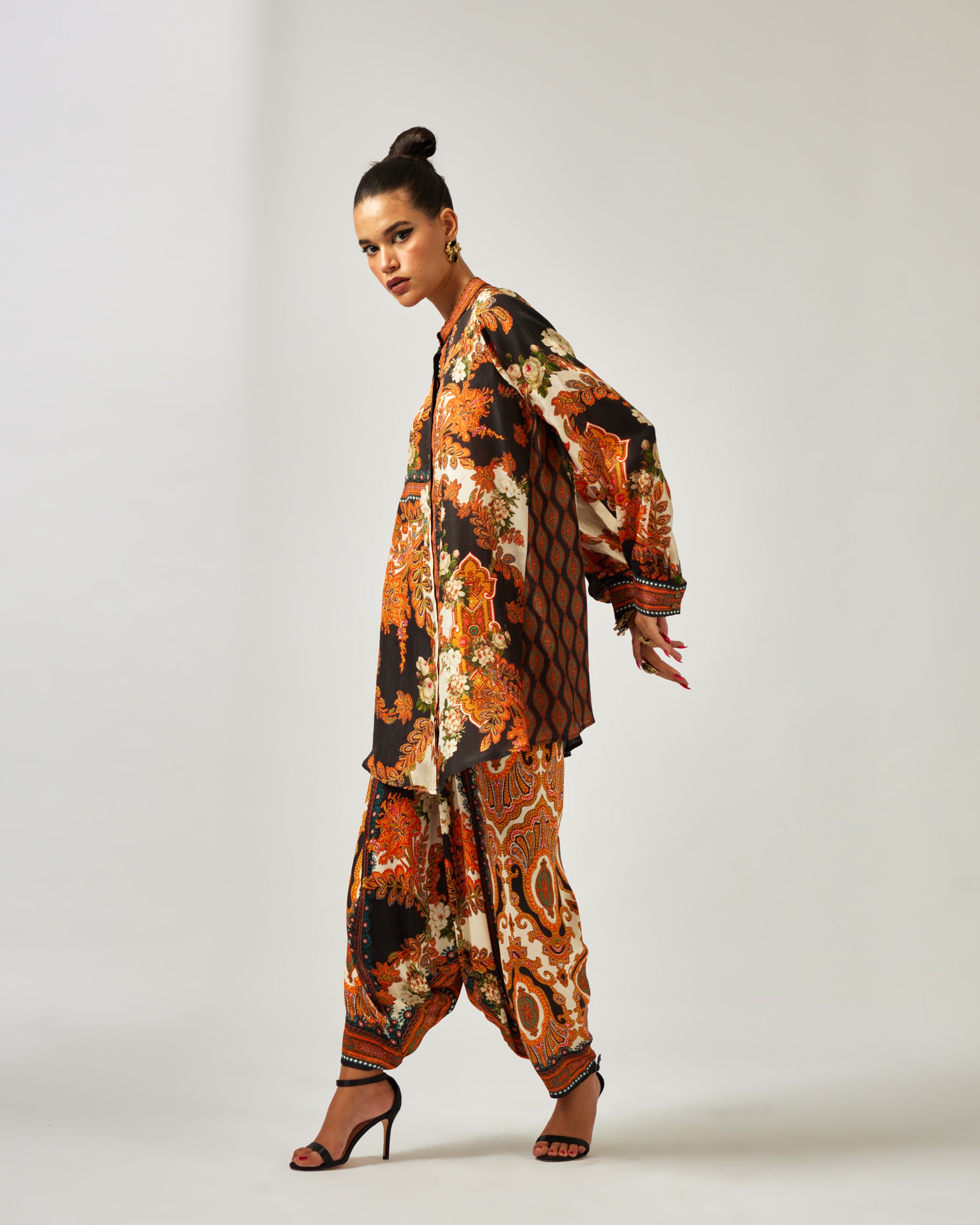 mon amour : Basheera/Maimouna - Orange/Black