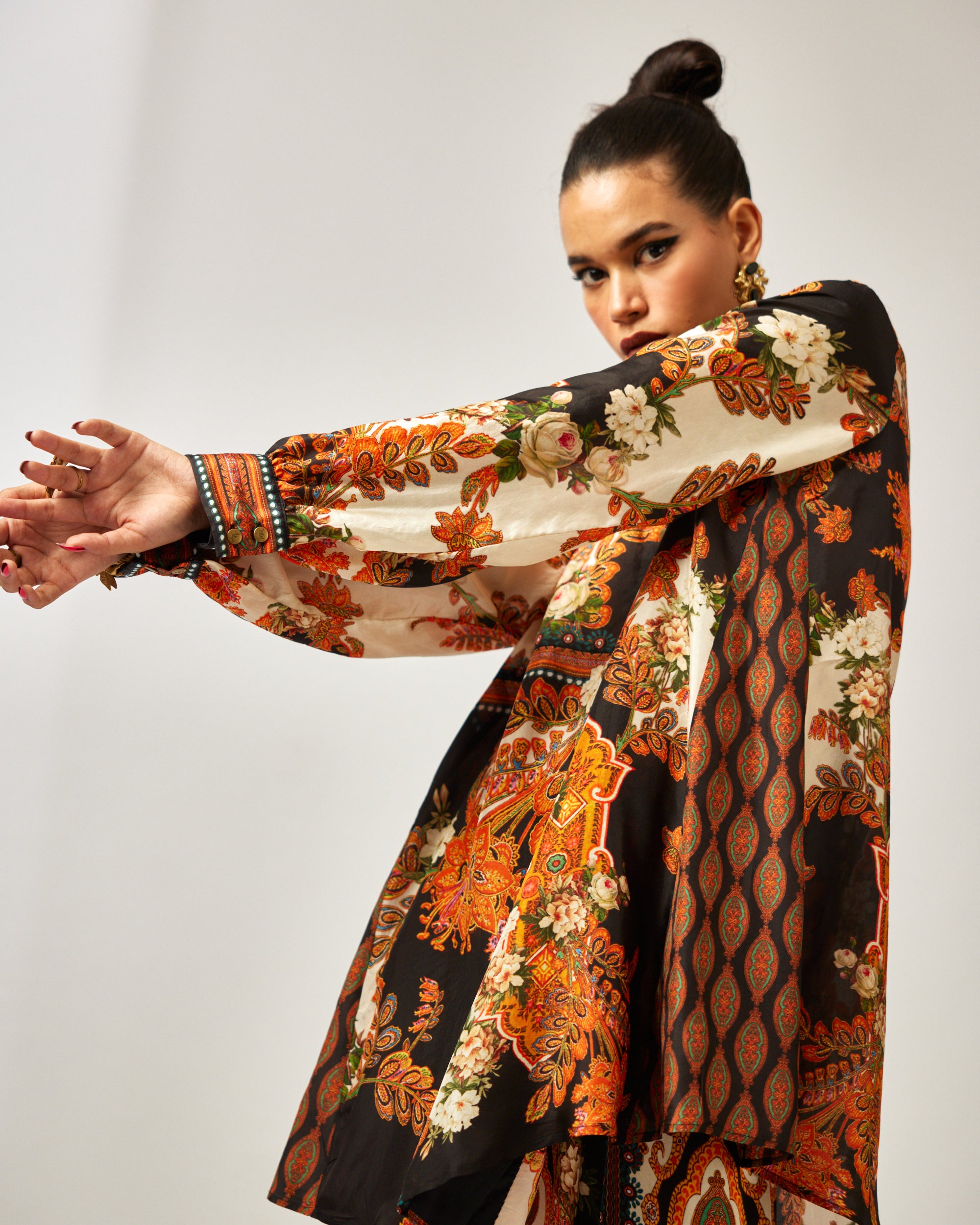 mon amour : Basheera/Maimouna - Orange/Black