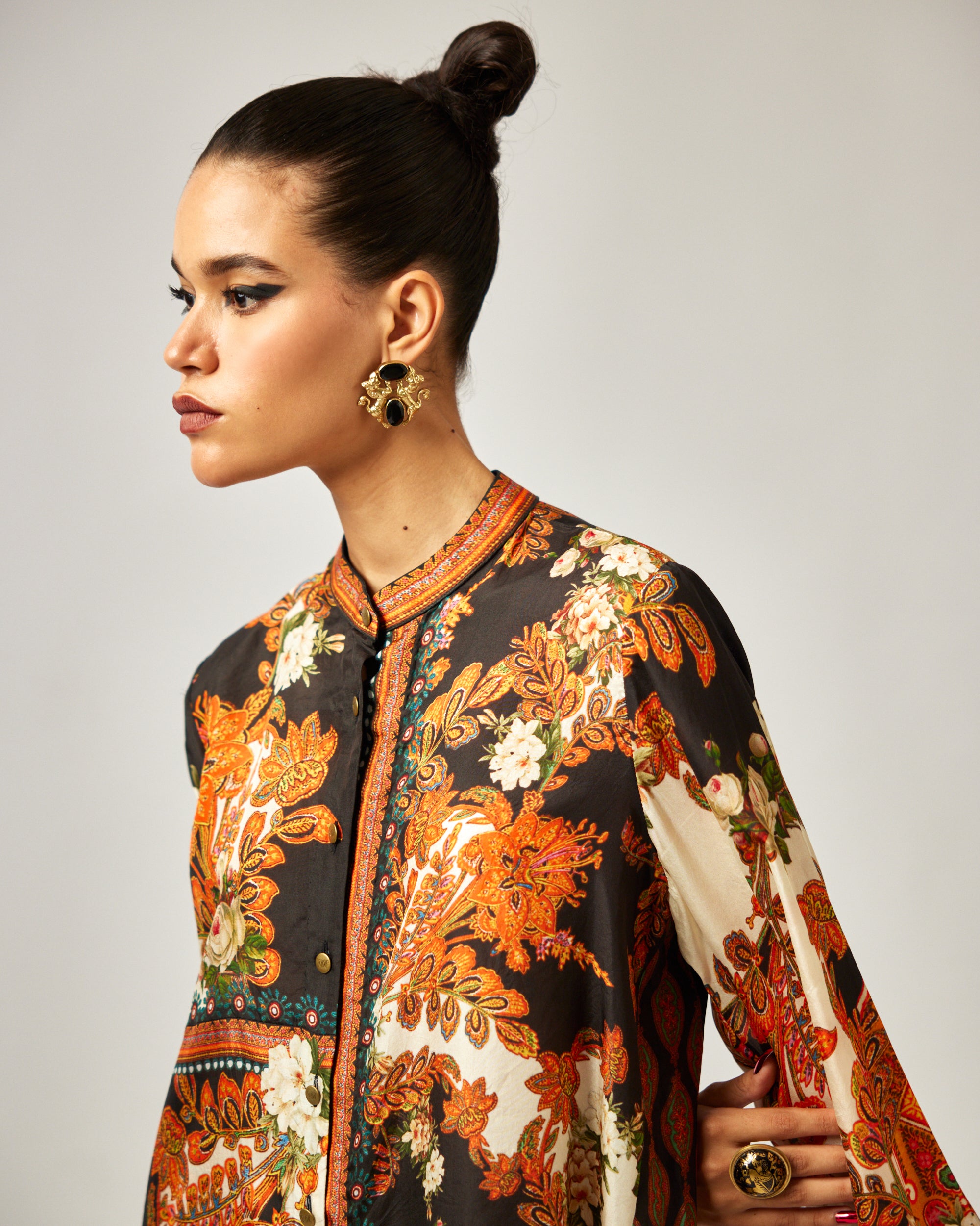 mon amour : Basheera/Maimouna - Orange/Black