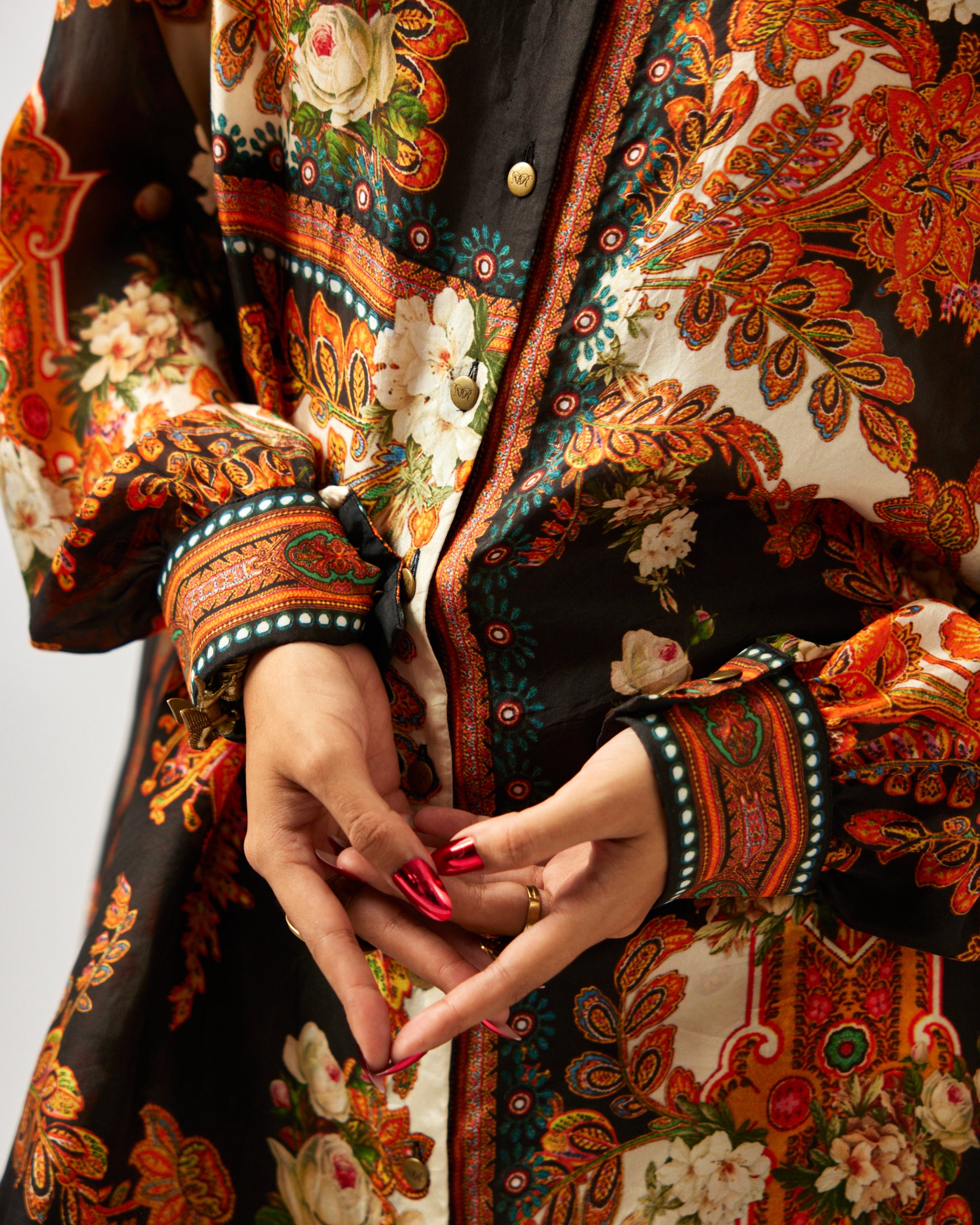 mon amour : Basheera/Maimouna - Orange/Black