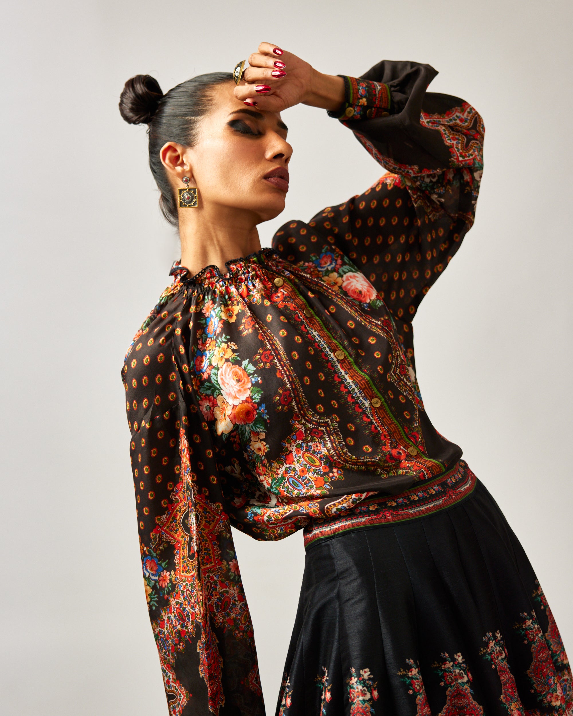 mon amour : Larisa Leela - Black/Orange