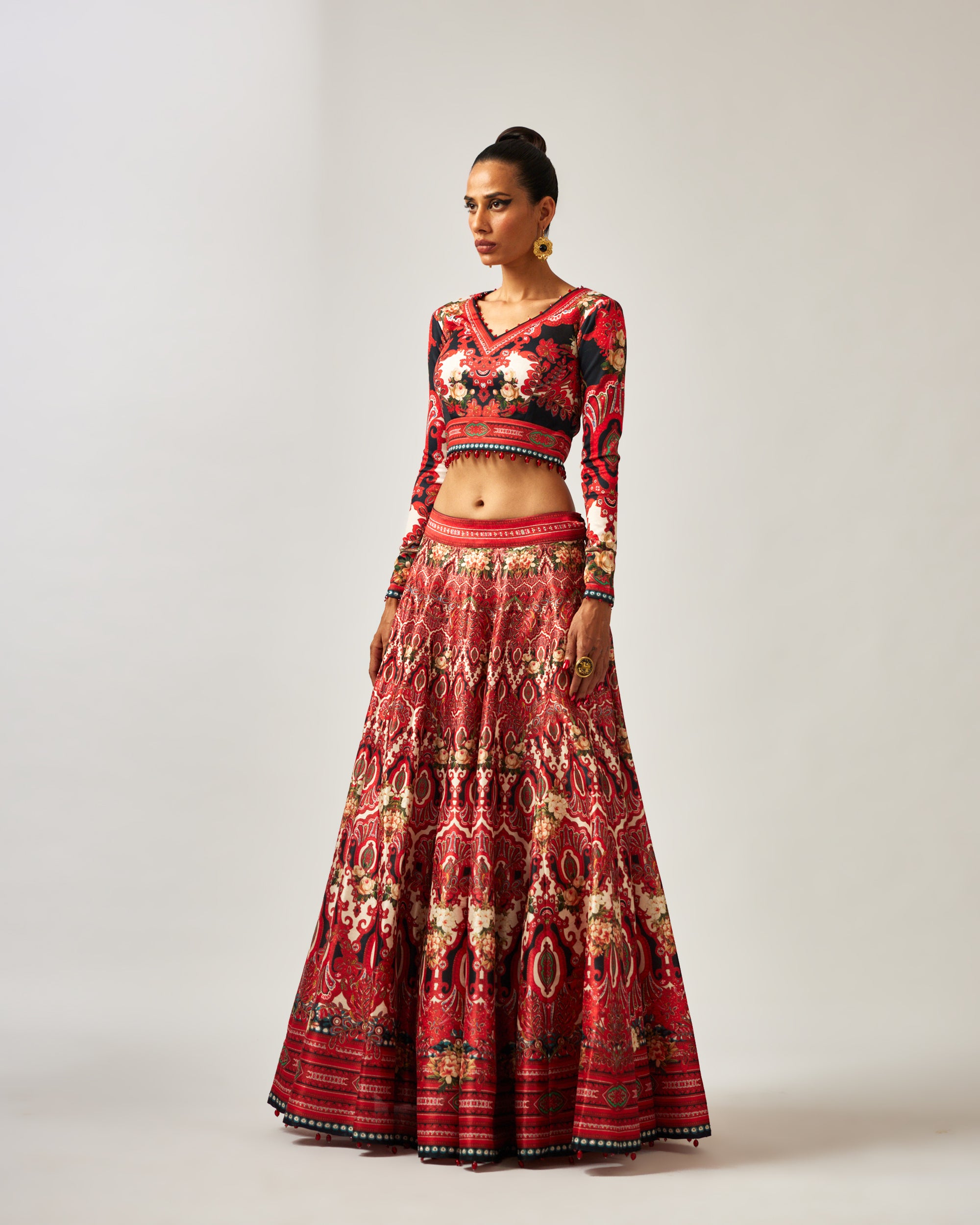 mon amour : Leela - Red/Ivory