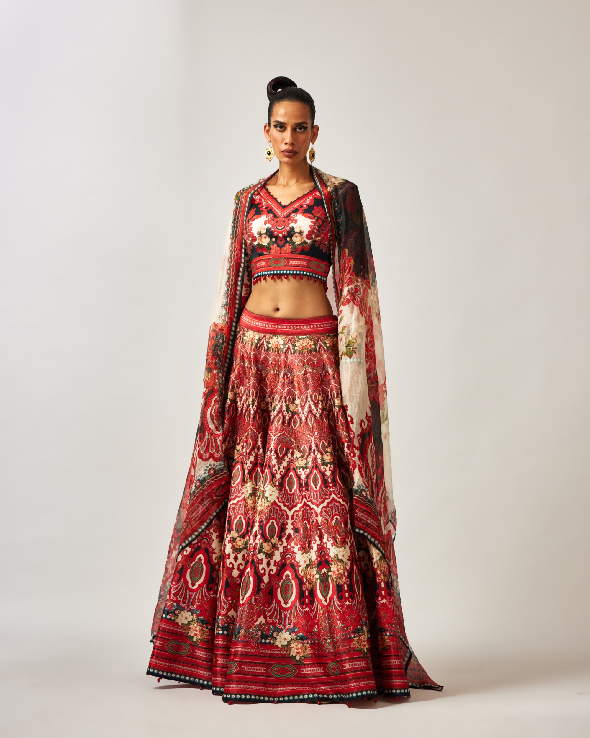 mon amour : Leela - Red/Ivory