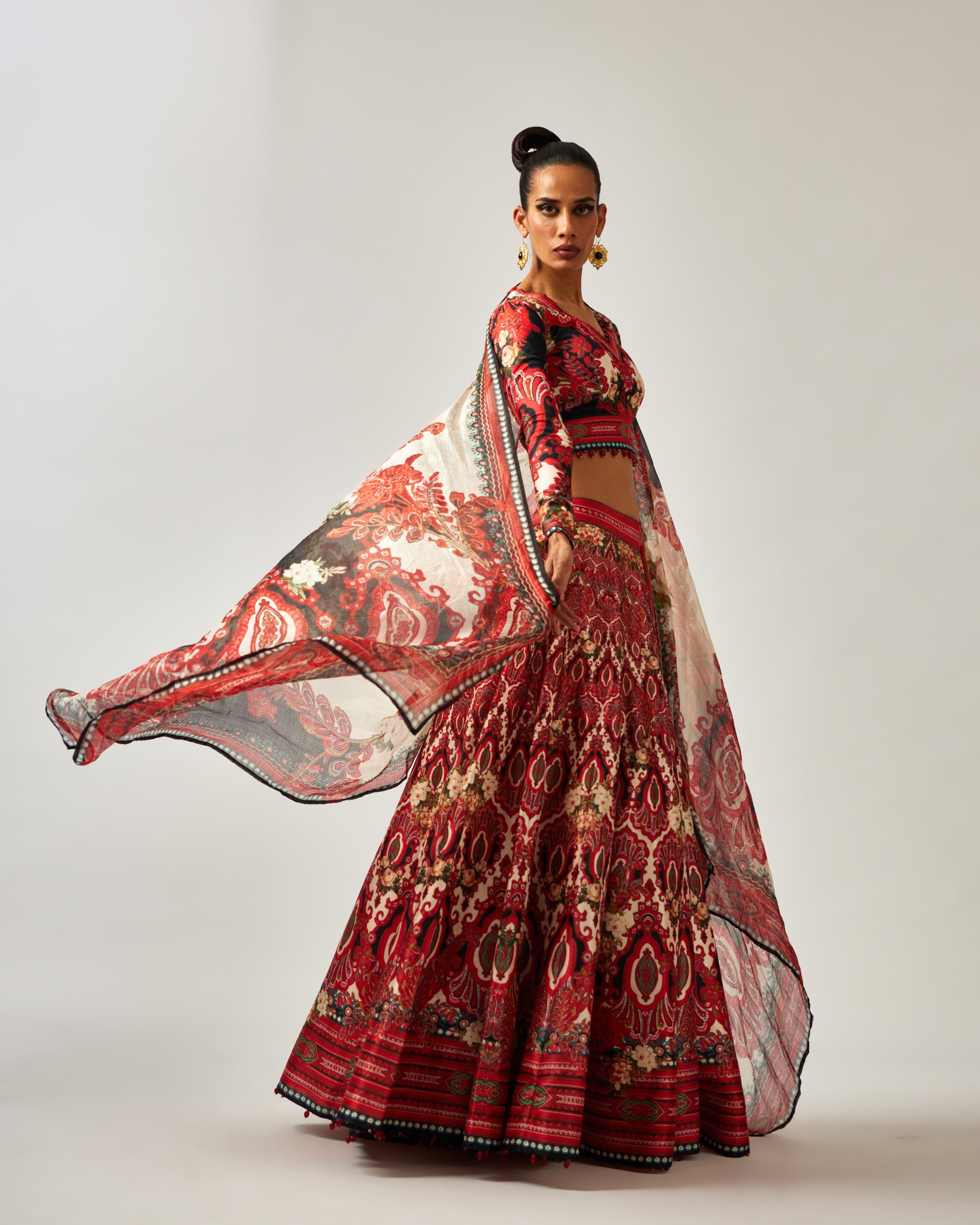 mon amour : Leela - Red/Ivory