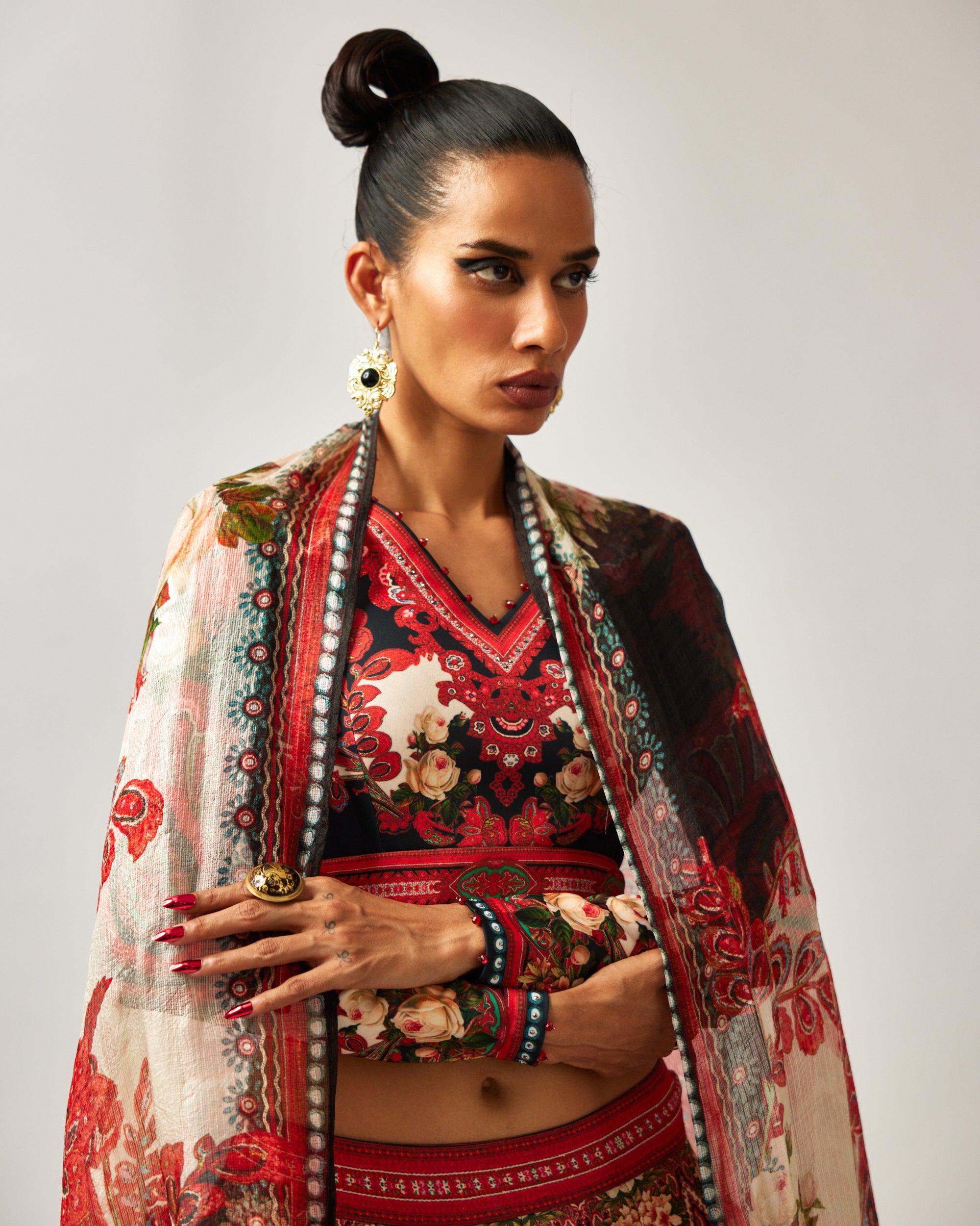 mon amour : Leela - Red/Ivory