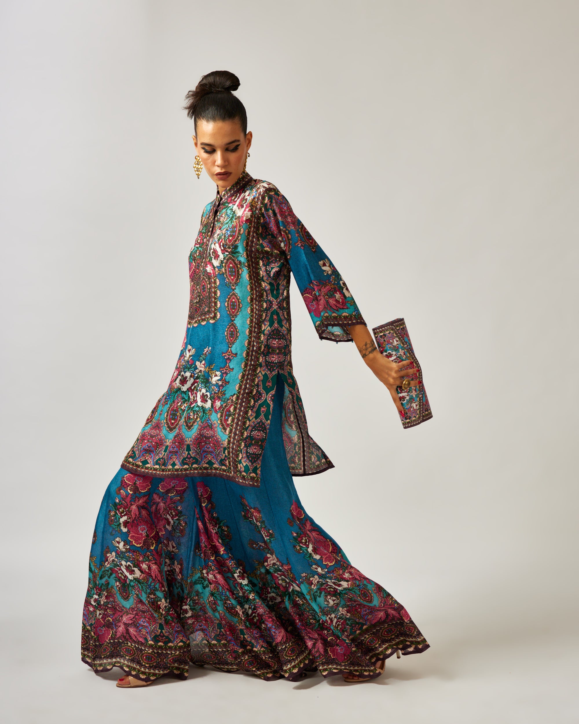 mon amour : Ghazal/Gharara - Blue