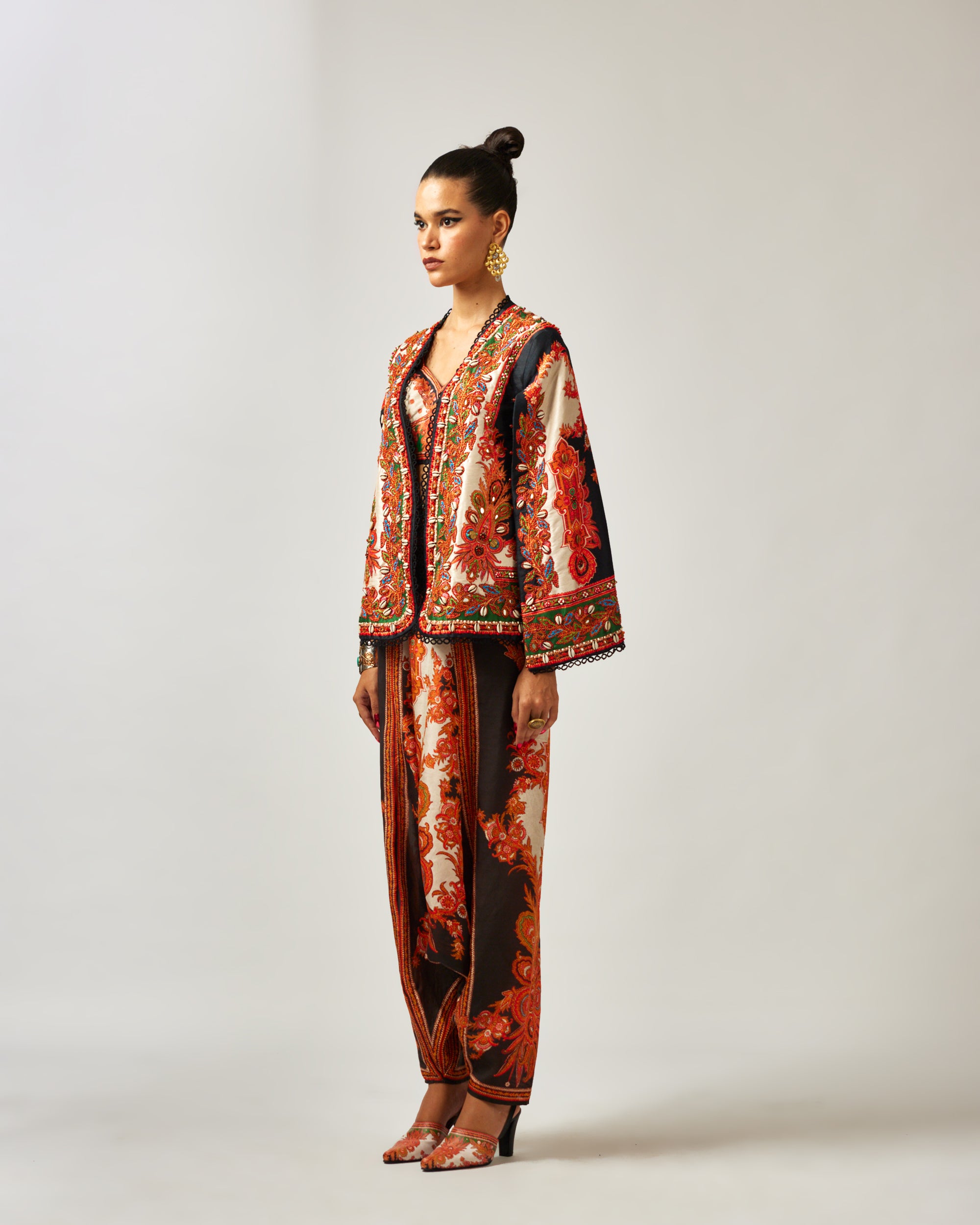 mon amour : Madina - Black/Orange