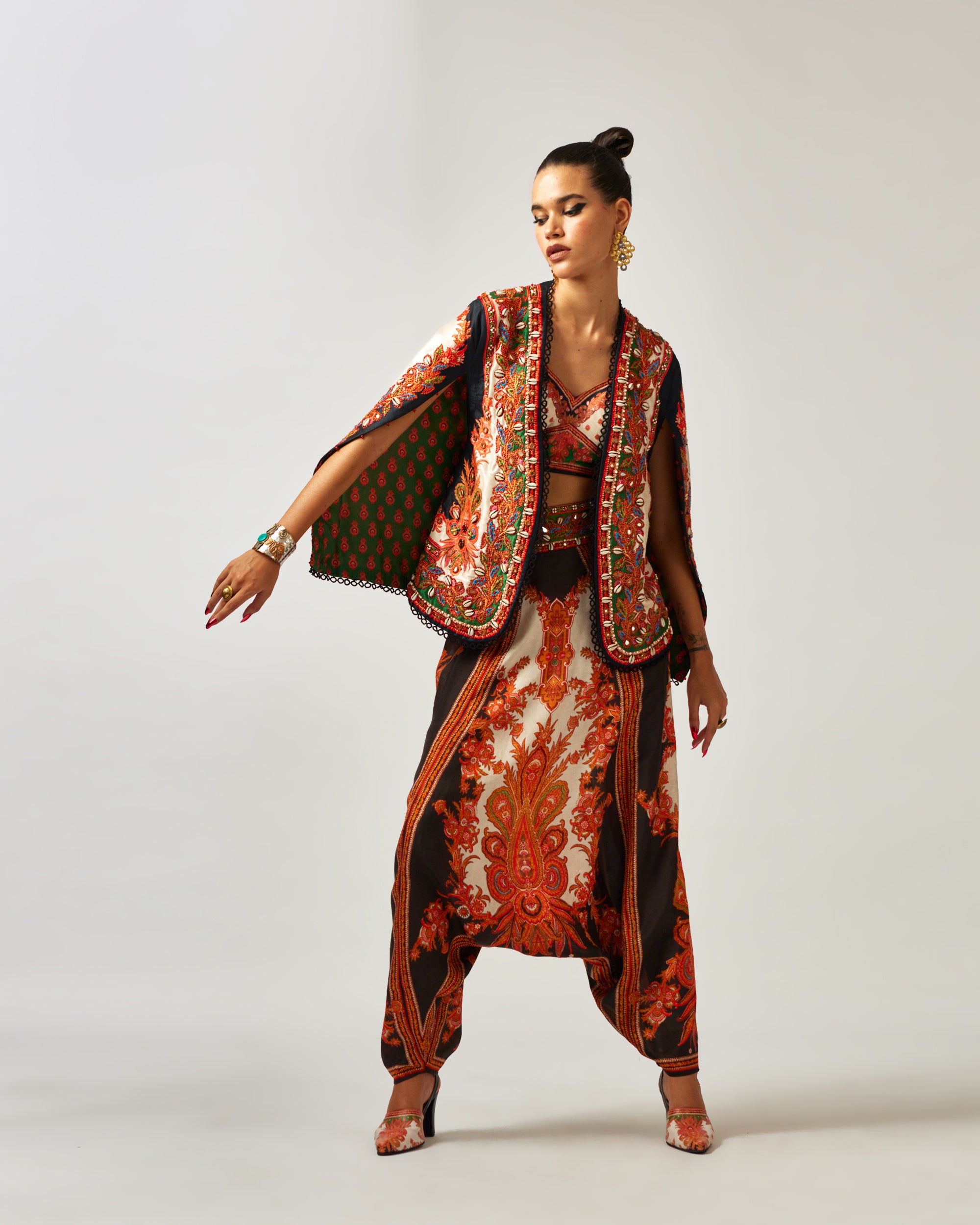 mon amour : Madina - Black/Orange