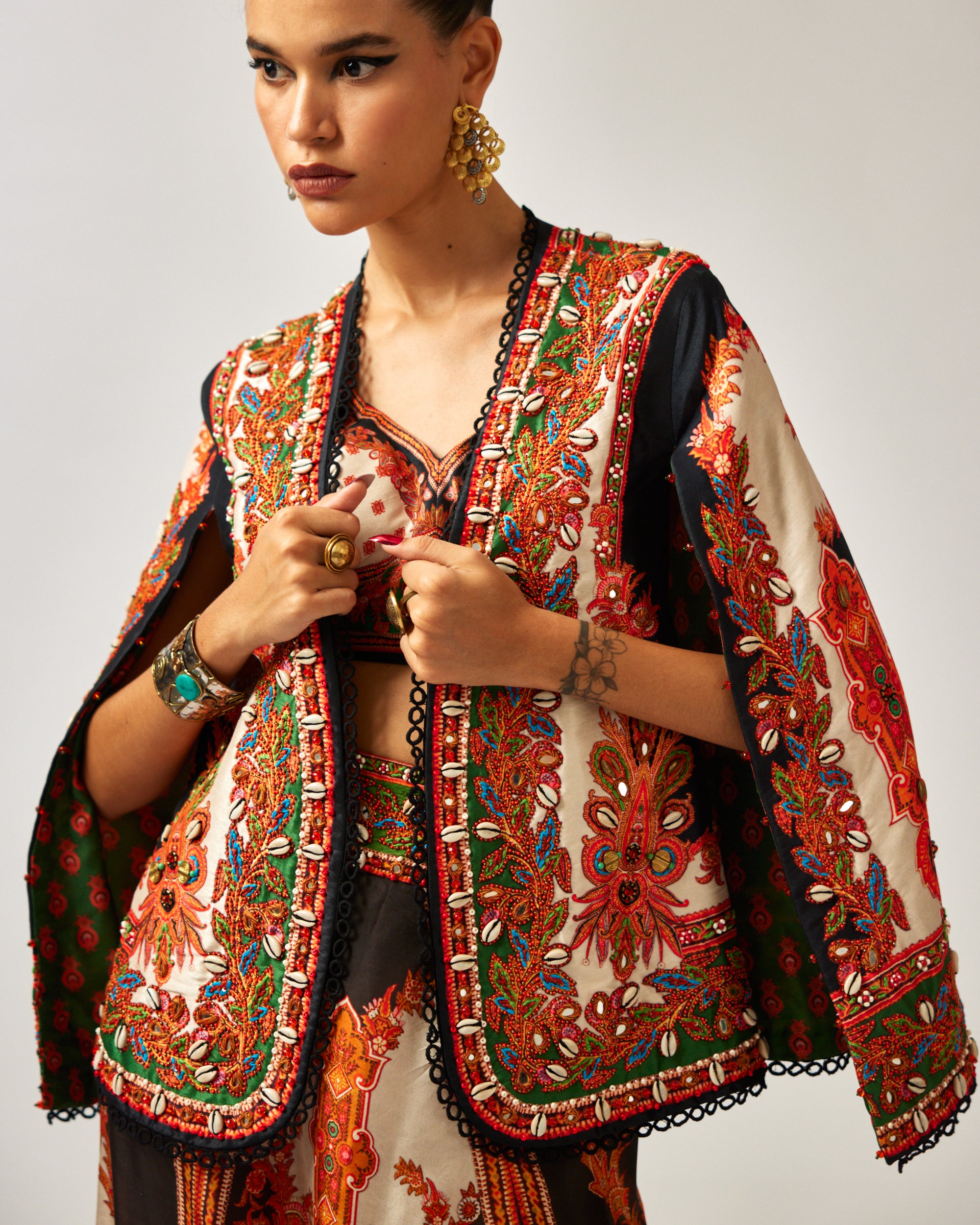 mon amour : Madina - Black/Orange