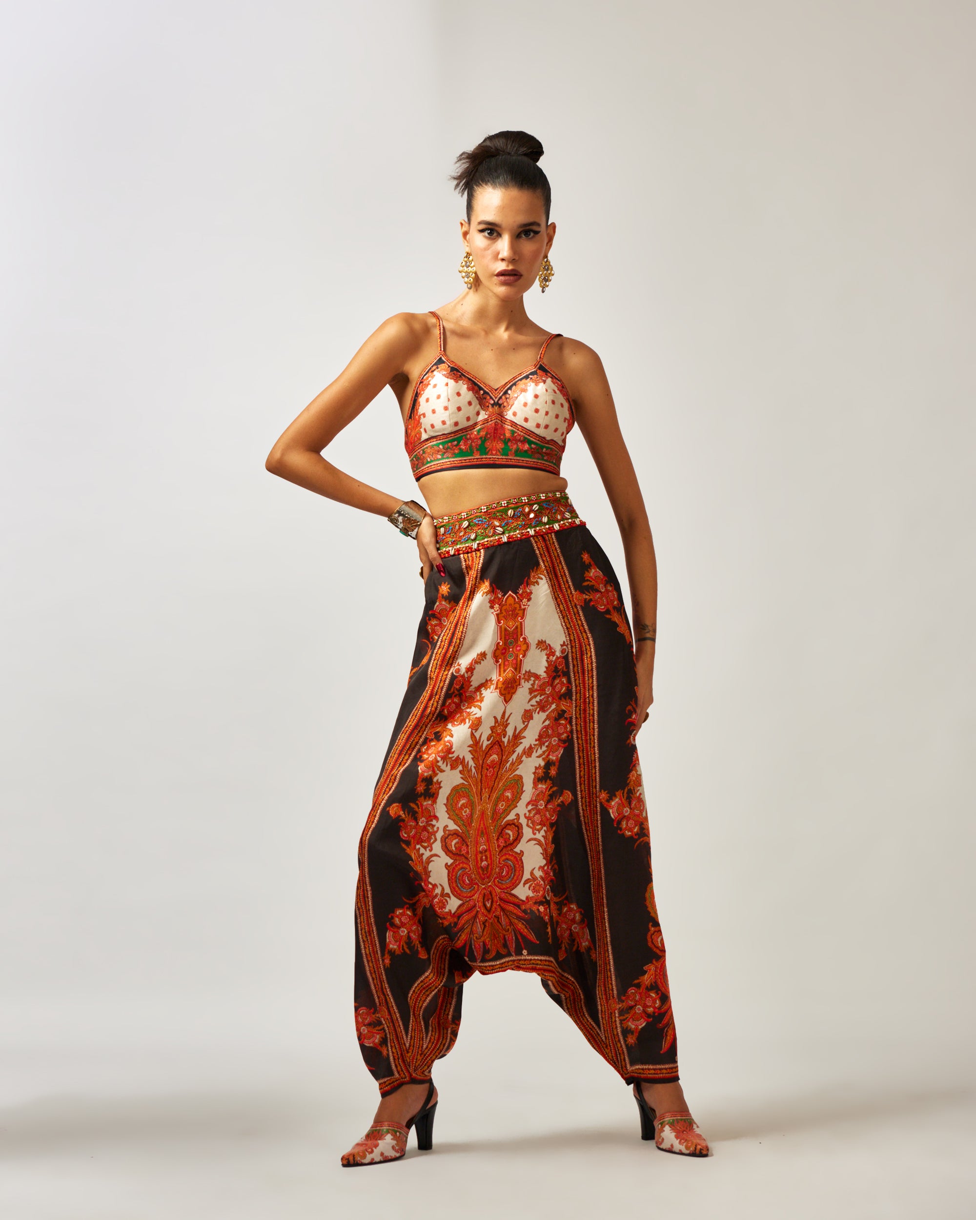 mon amour : Madina - Black/Orange