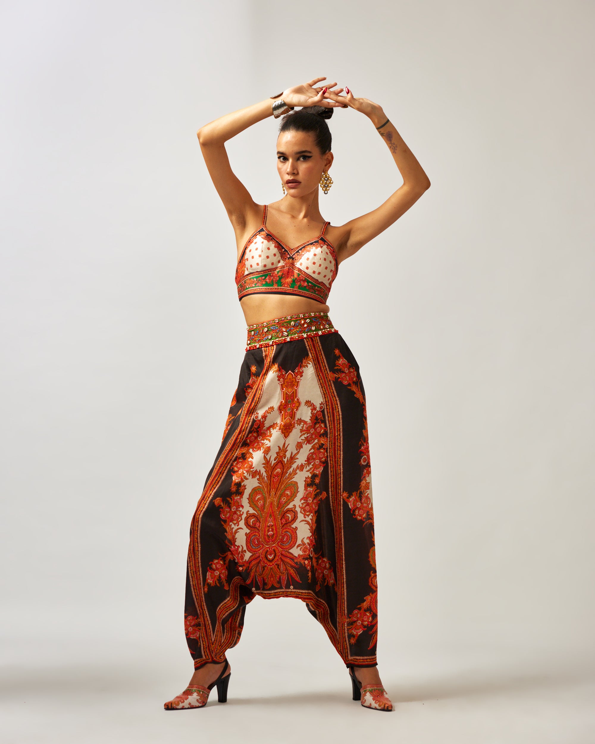 mon amour : Madina - Black/Orange