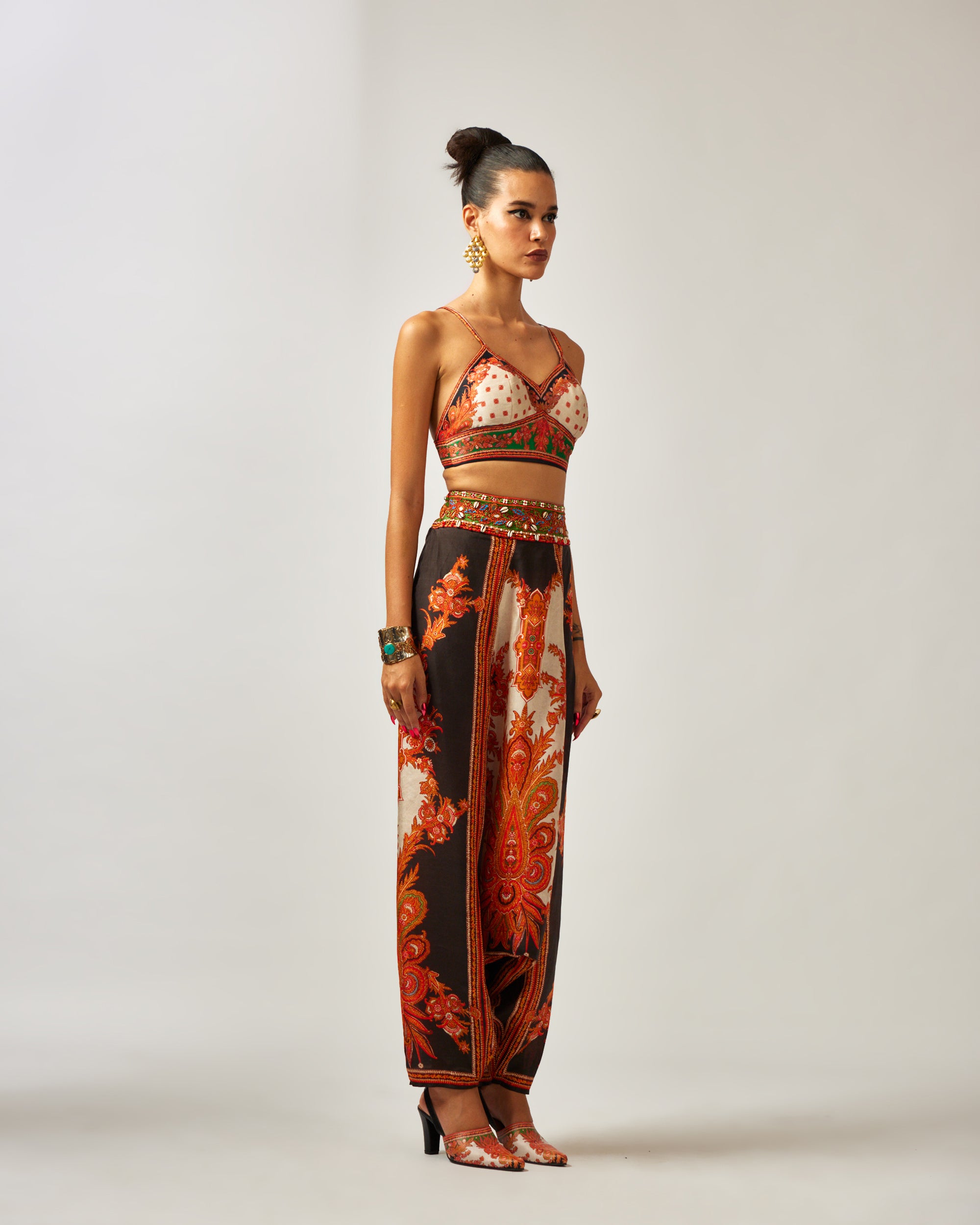 mon amour : Madina - Black/Orange