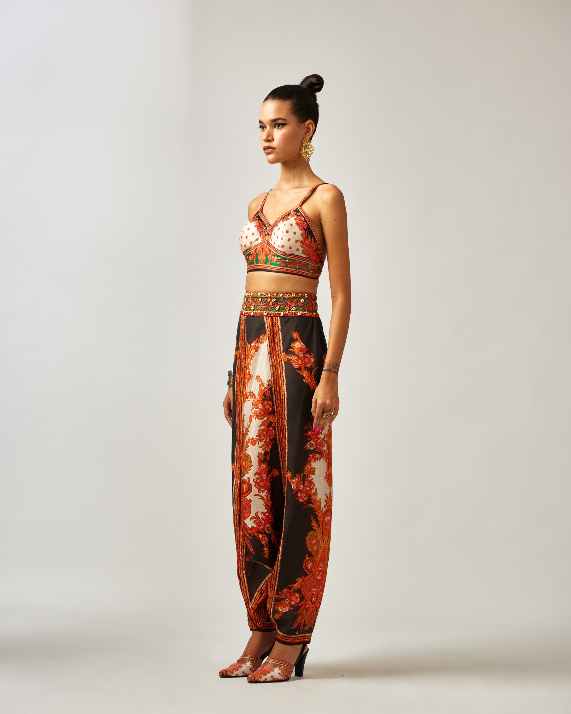 mon amour : Madina - Black/Orange