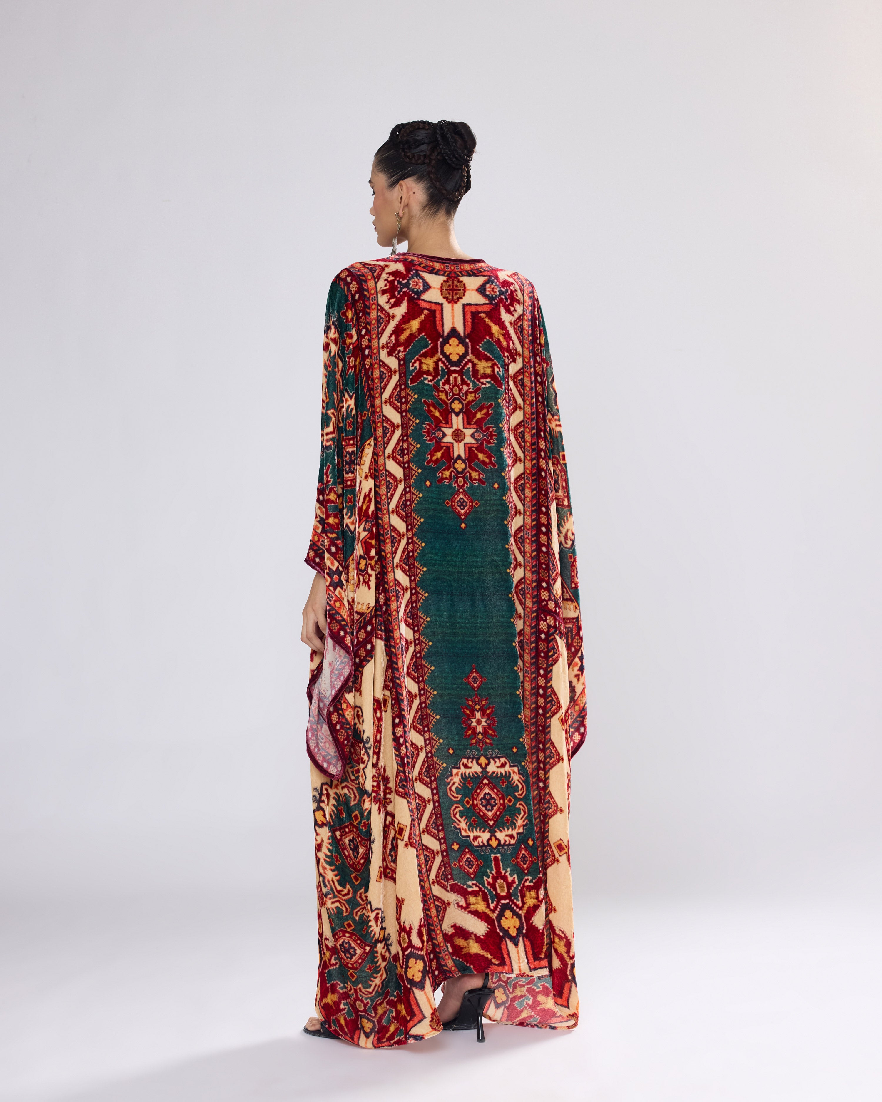 Arabian Nights : Beatrice - Teal/Red