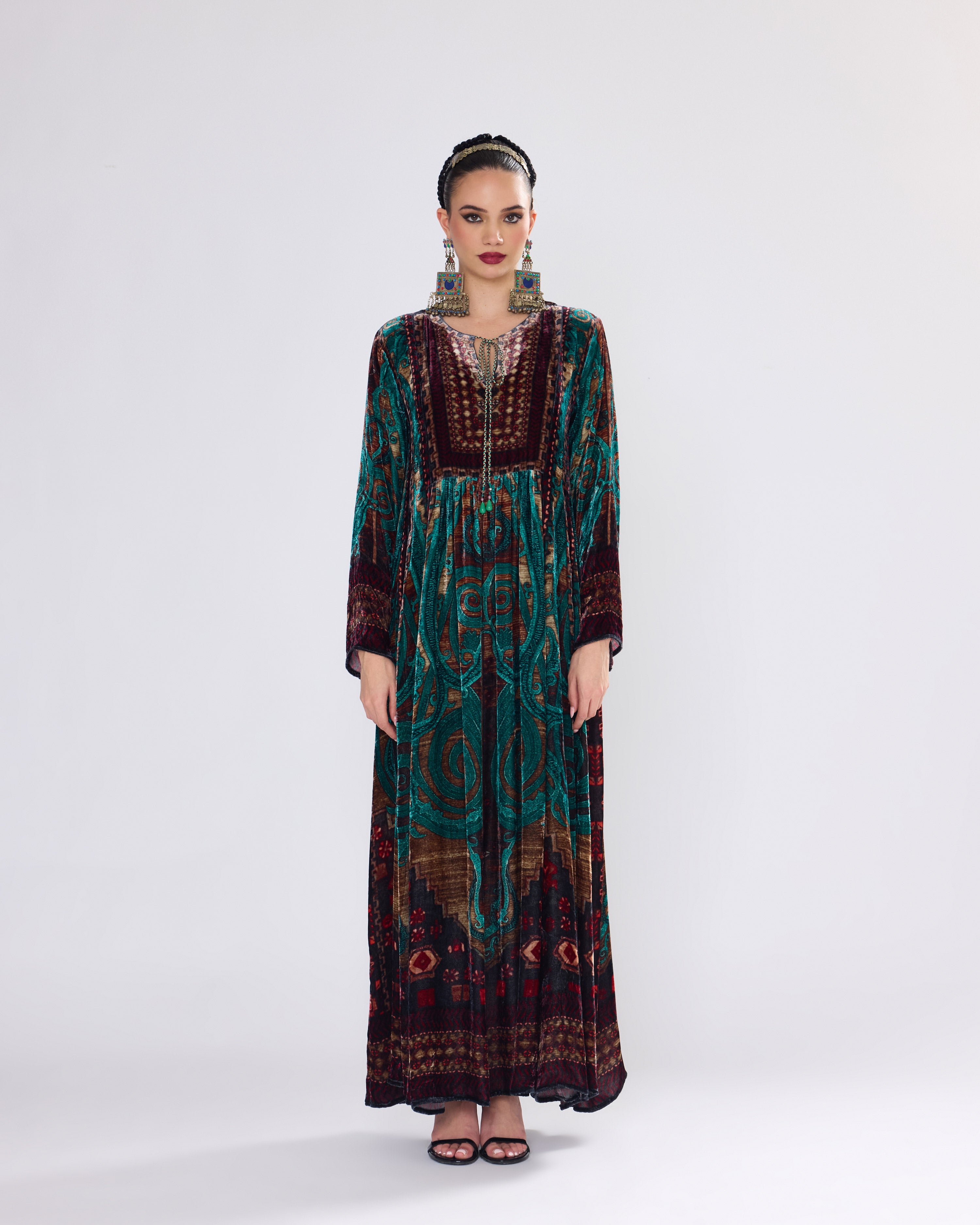 Arabian Nights : Anisha - Teal