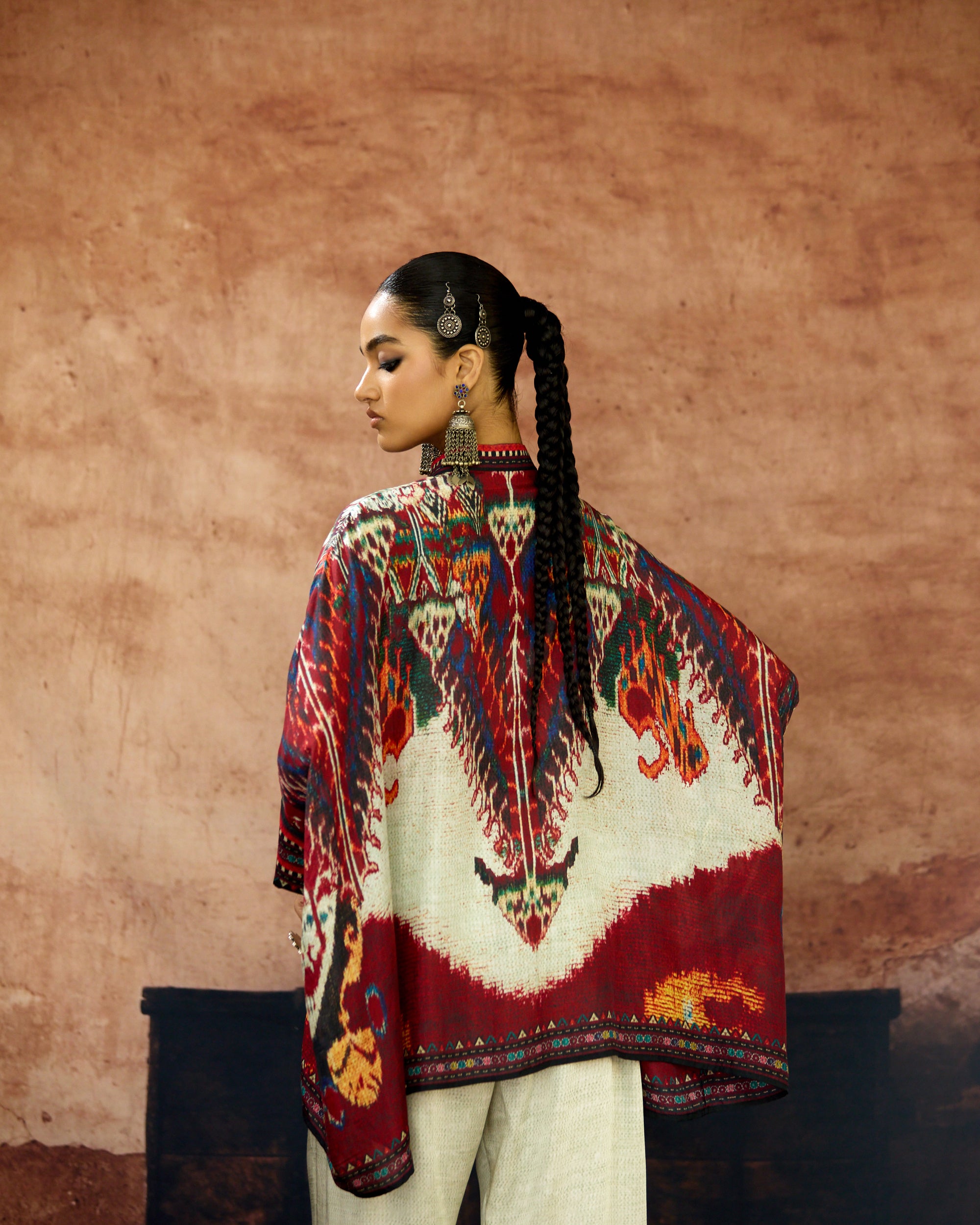 Kasbah : Chanel - Beige/Maroon