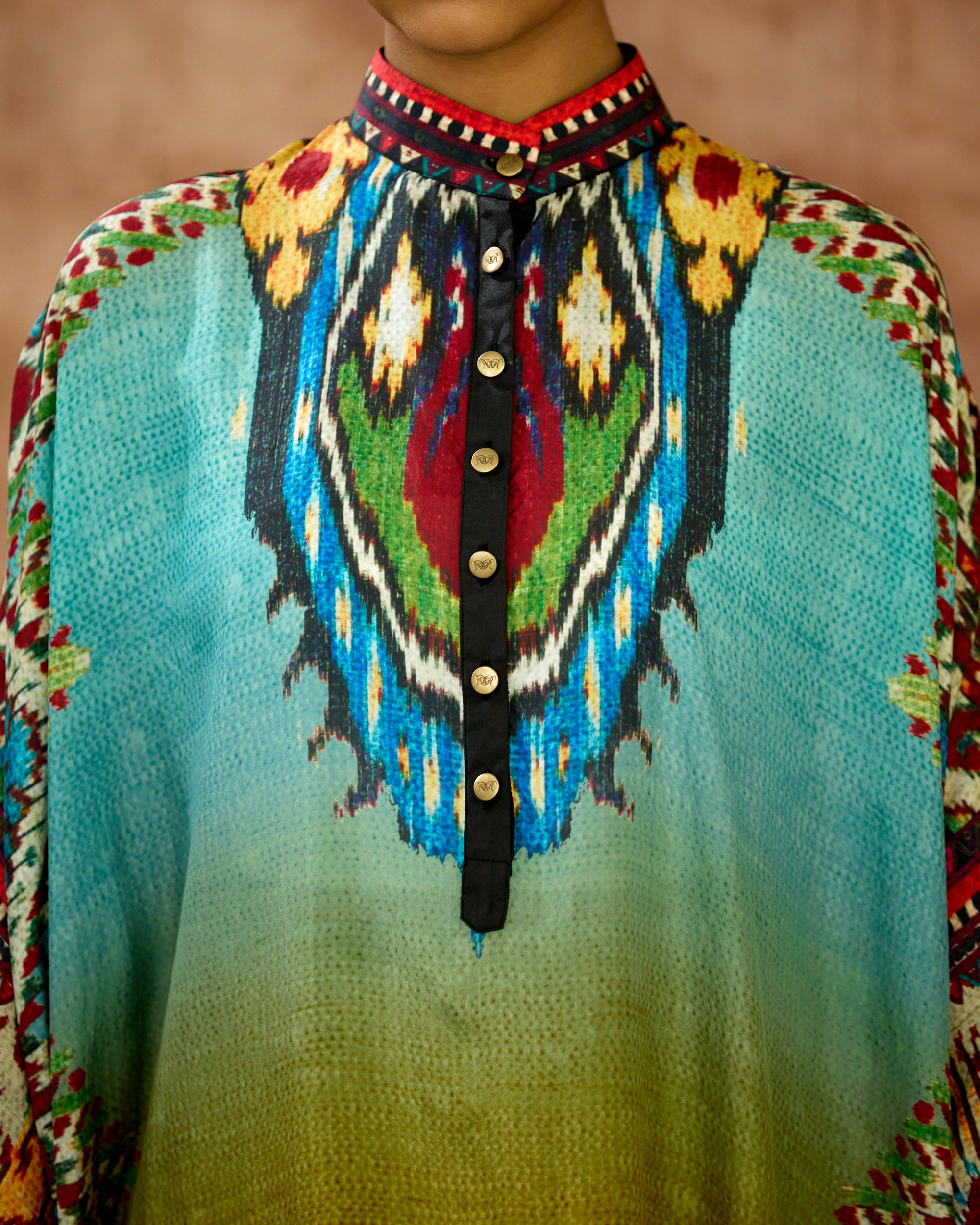 Kasbah : Mabel - Aqua/Lime