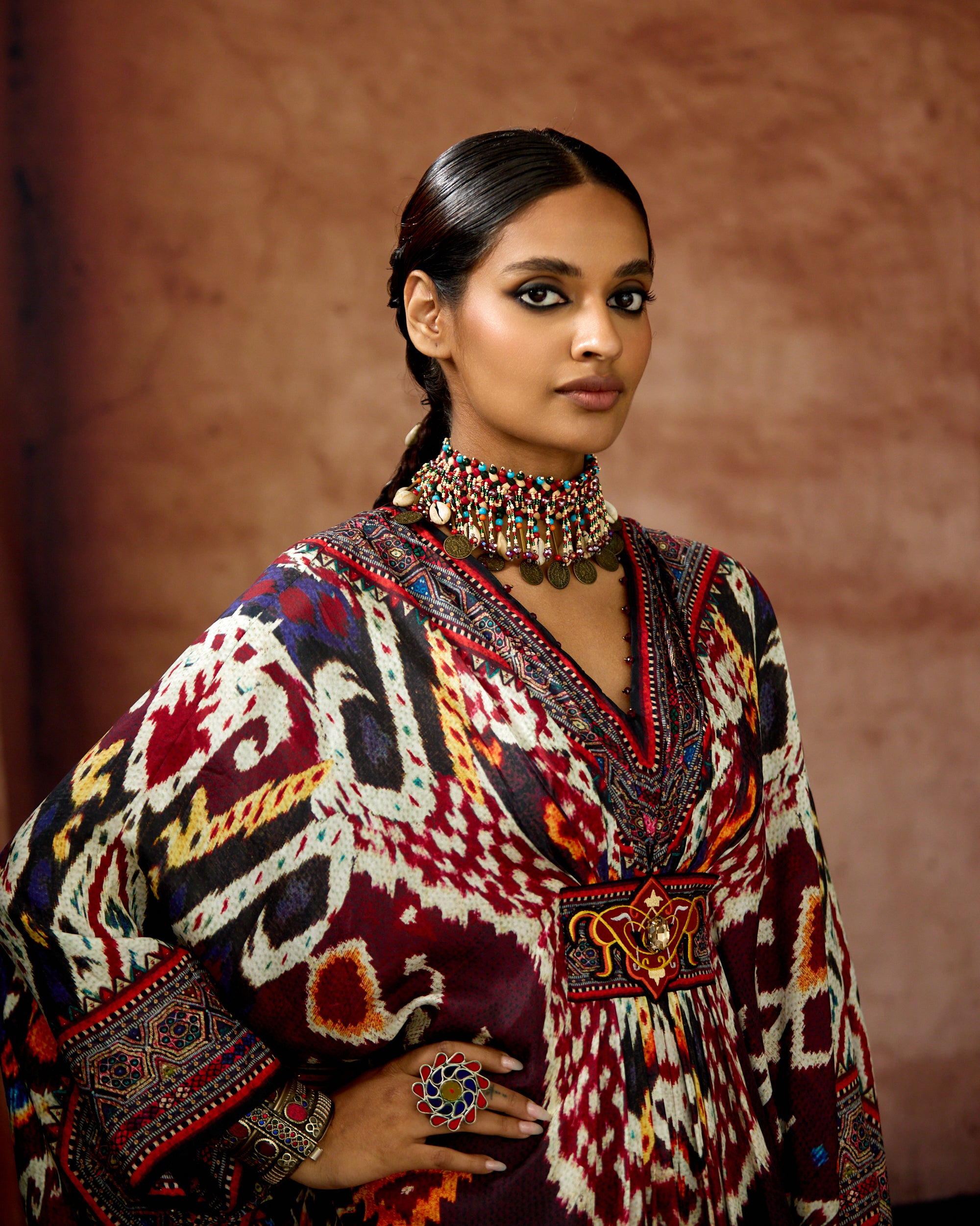 Kasbah : Imama - Black/Maroon