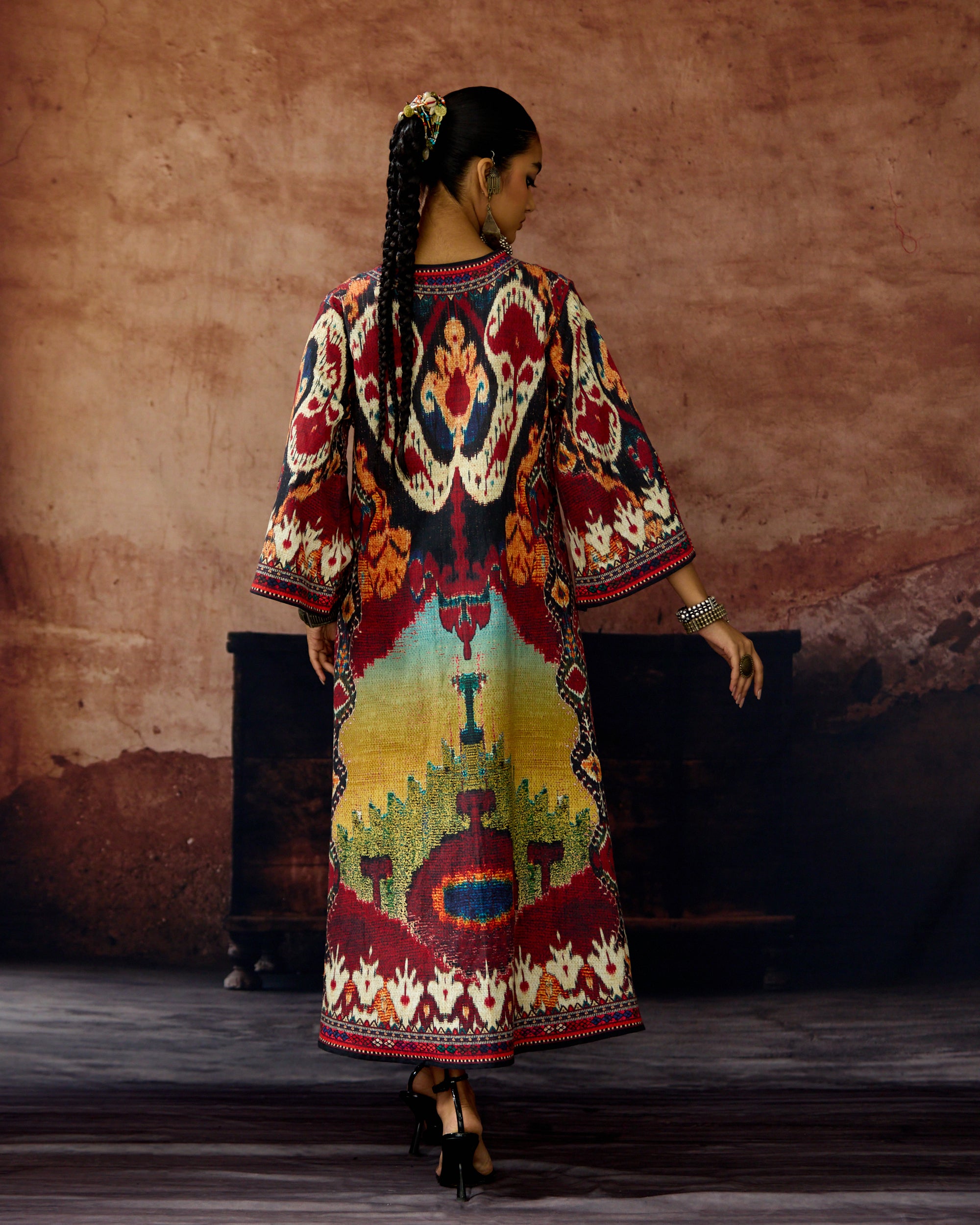 Kasbah : Rachele - Aqua/Maroon
