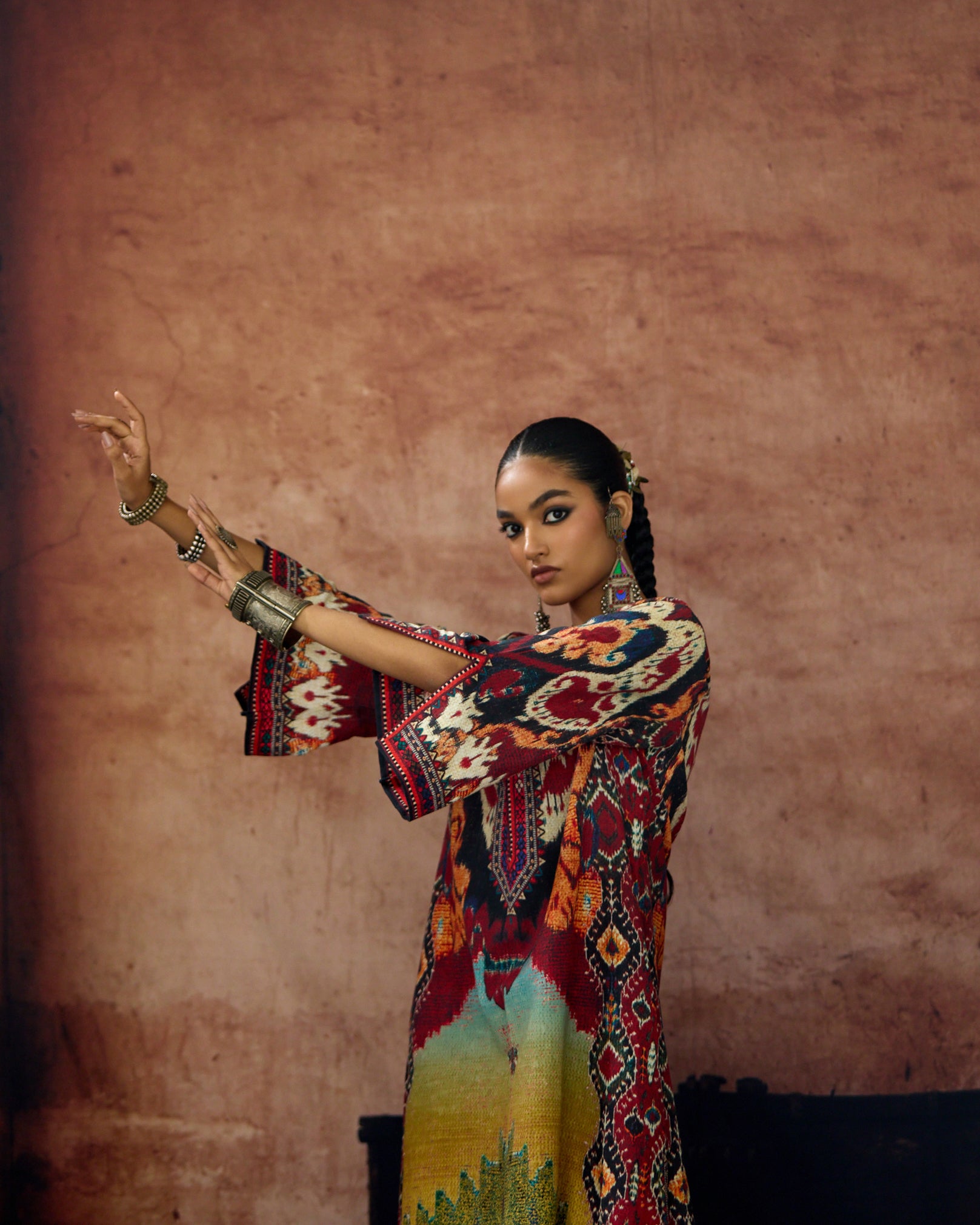 Kasbah : Rachele - Aqua/Maroon