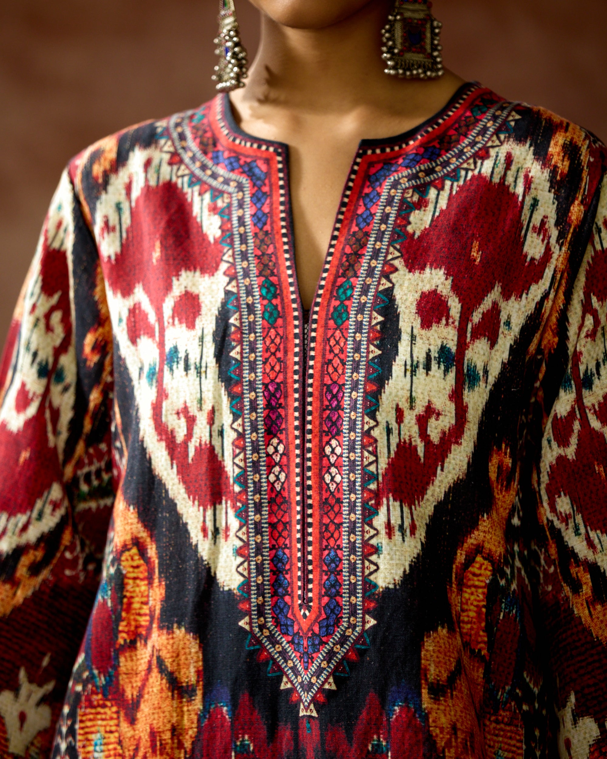 Kasbah : Rachele - Aqua/Maroon