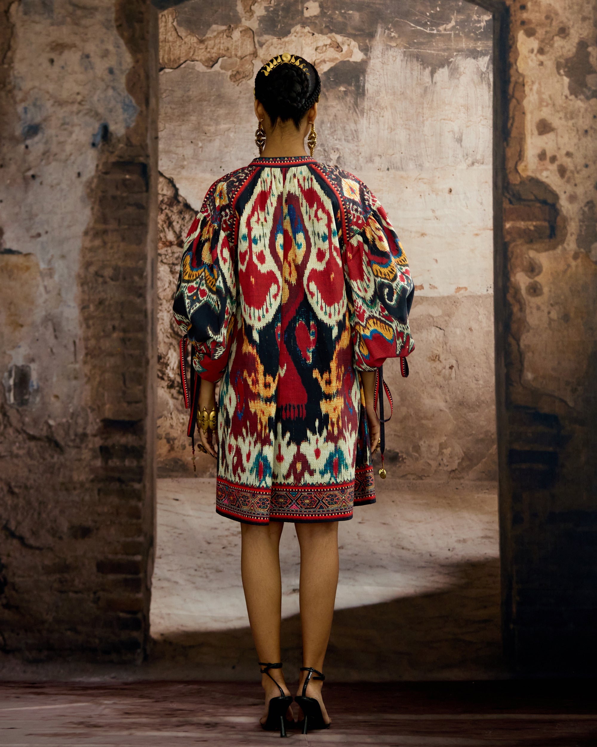 Kasbah : Angelica - Beige/Maroon