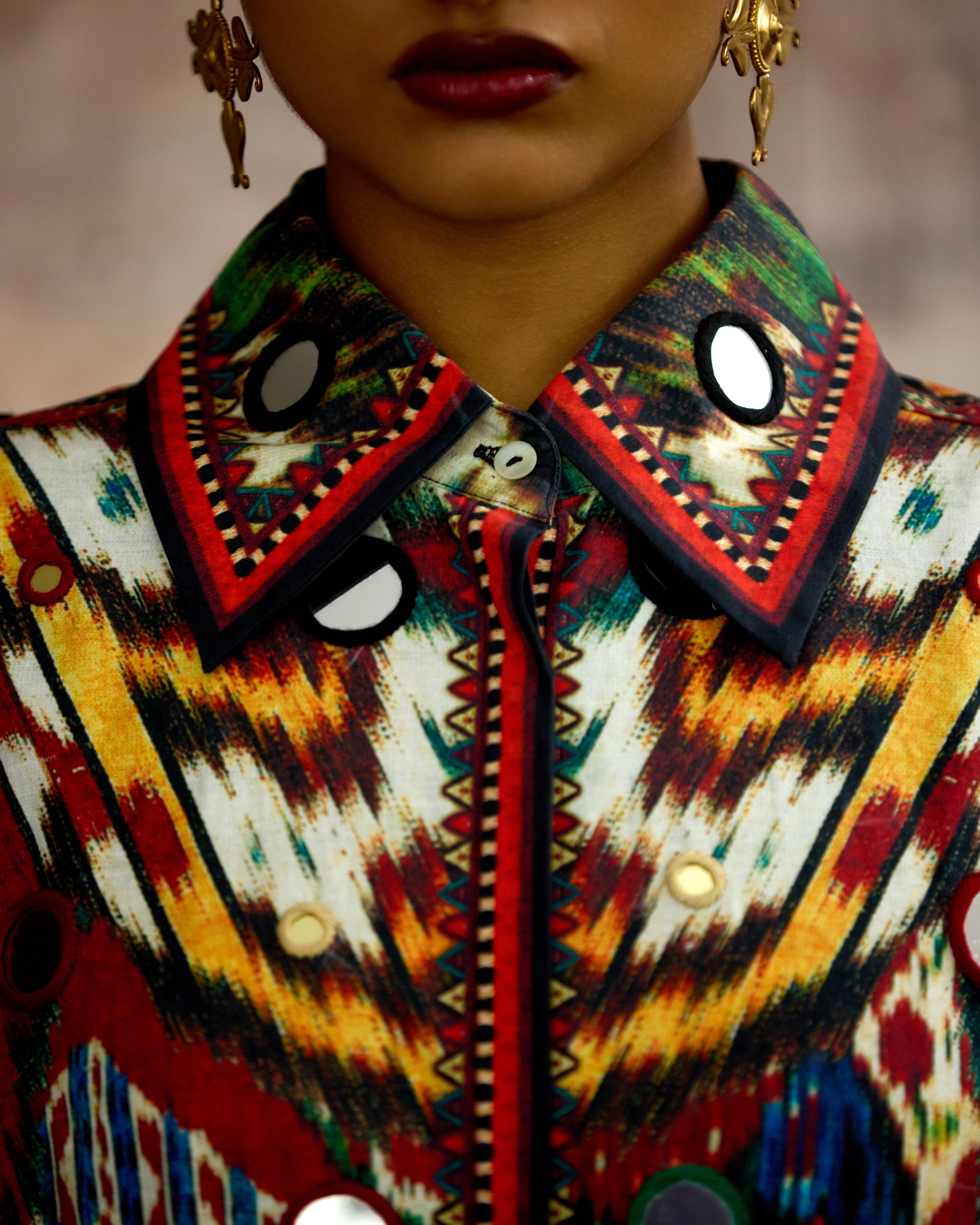 Kasbah : Emilia - Blue/Maroon