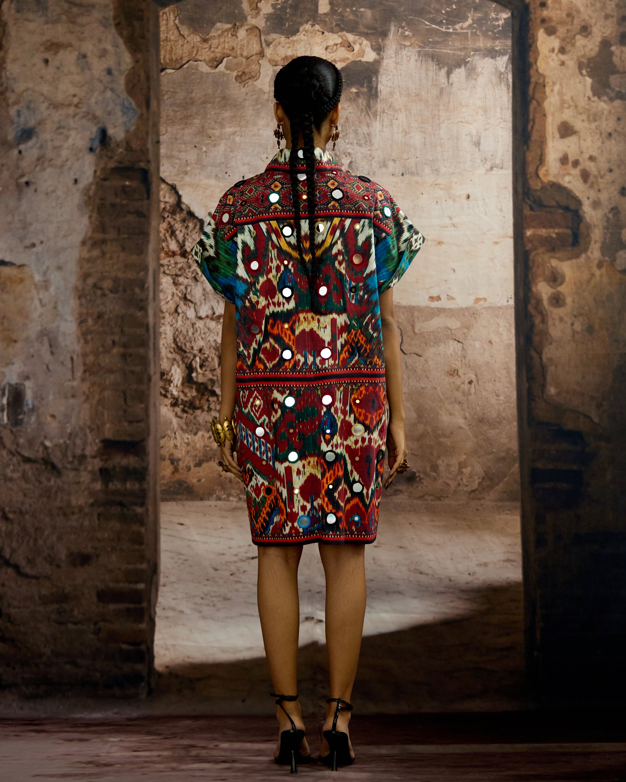 Kasbah : Emilia - Blue/Maroon