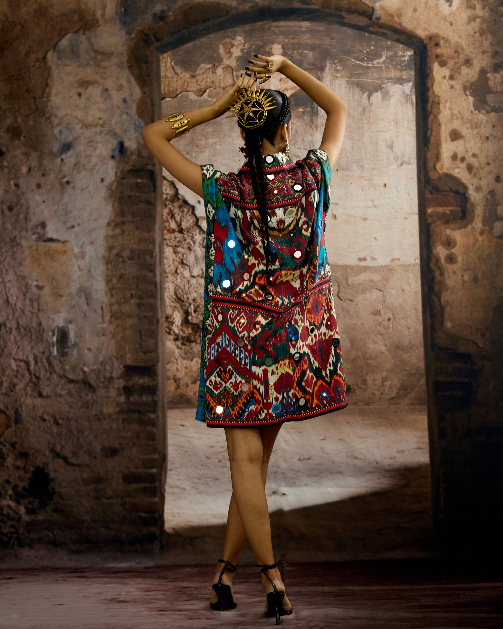 Kasbah : Emilia - Blue/Maroon