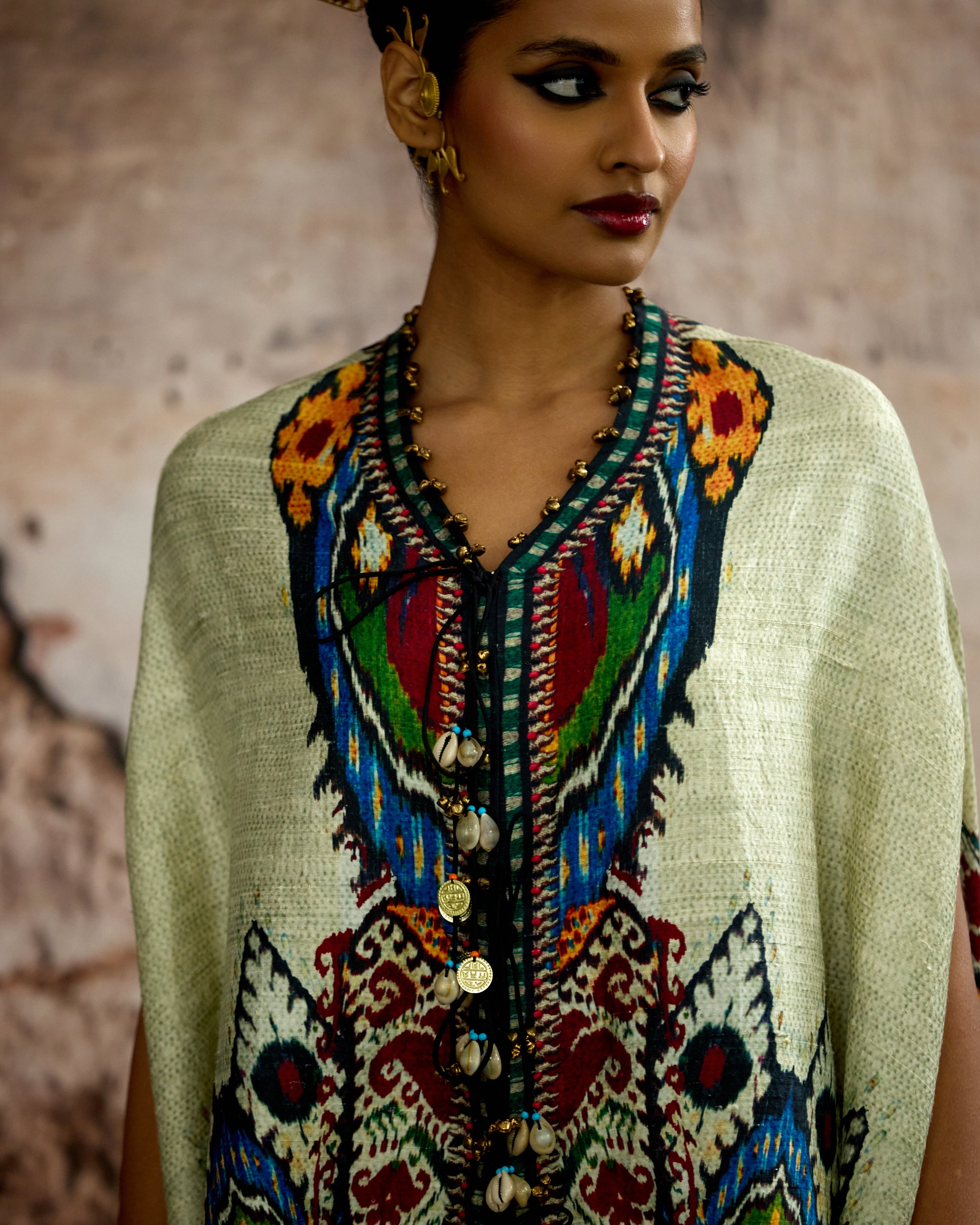 Kasbah : Prisha - Eggshell/Blue