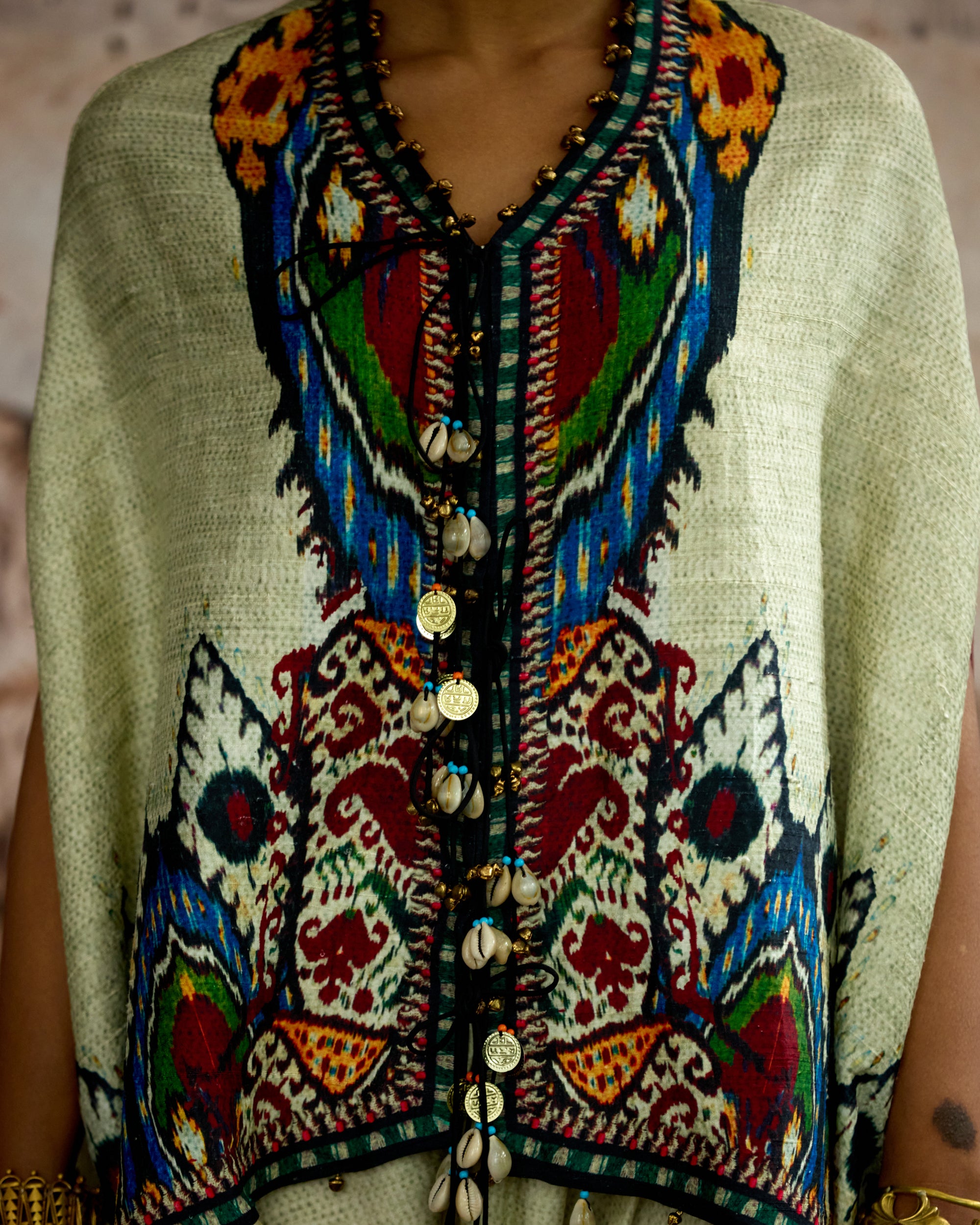 Kasbah : Prisha - Eggshell/Blue