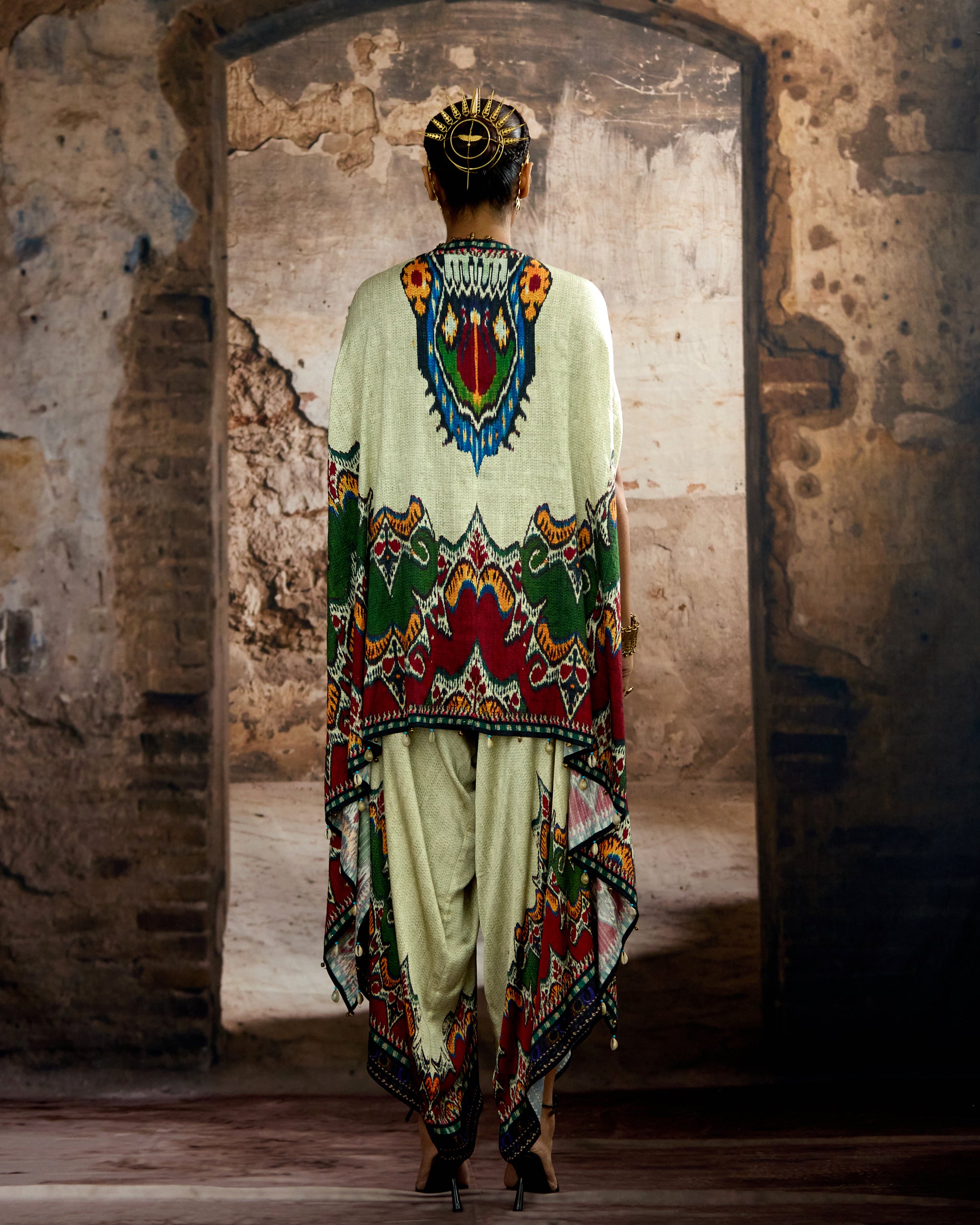 Kasbah : Prisha - Eggshell/Blue