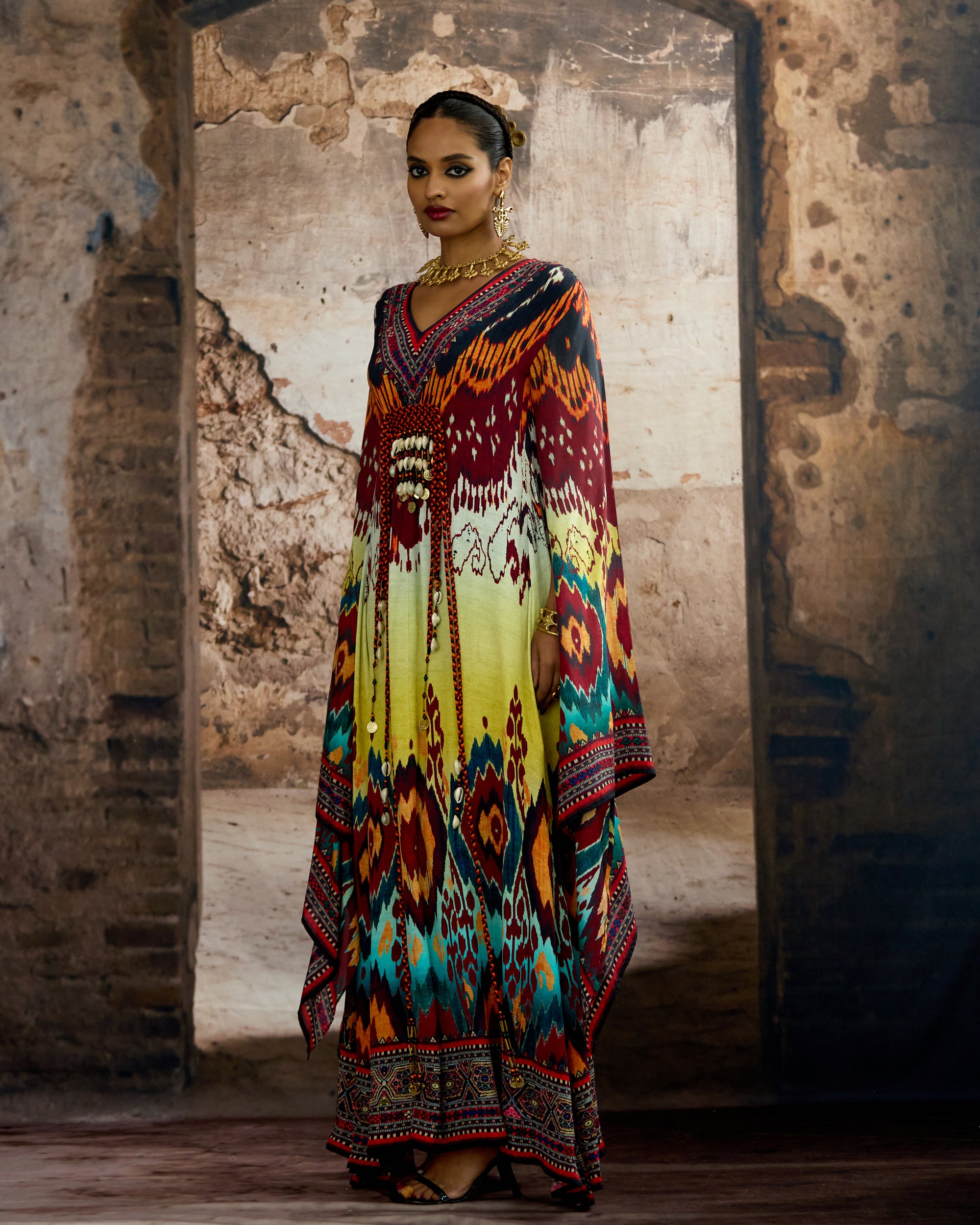 Kasbah : Abeer - Aqua/Lime