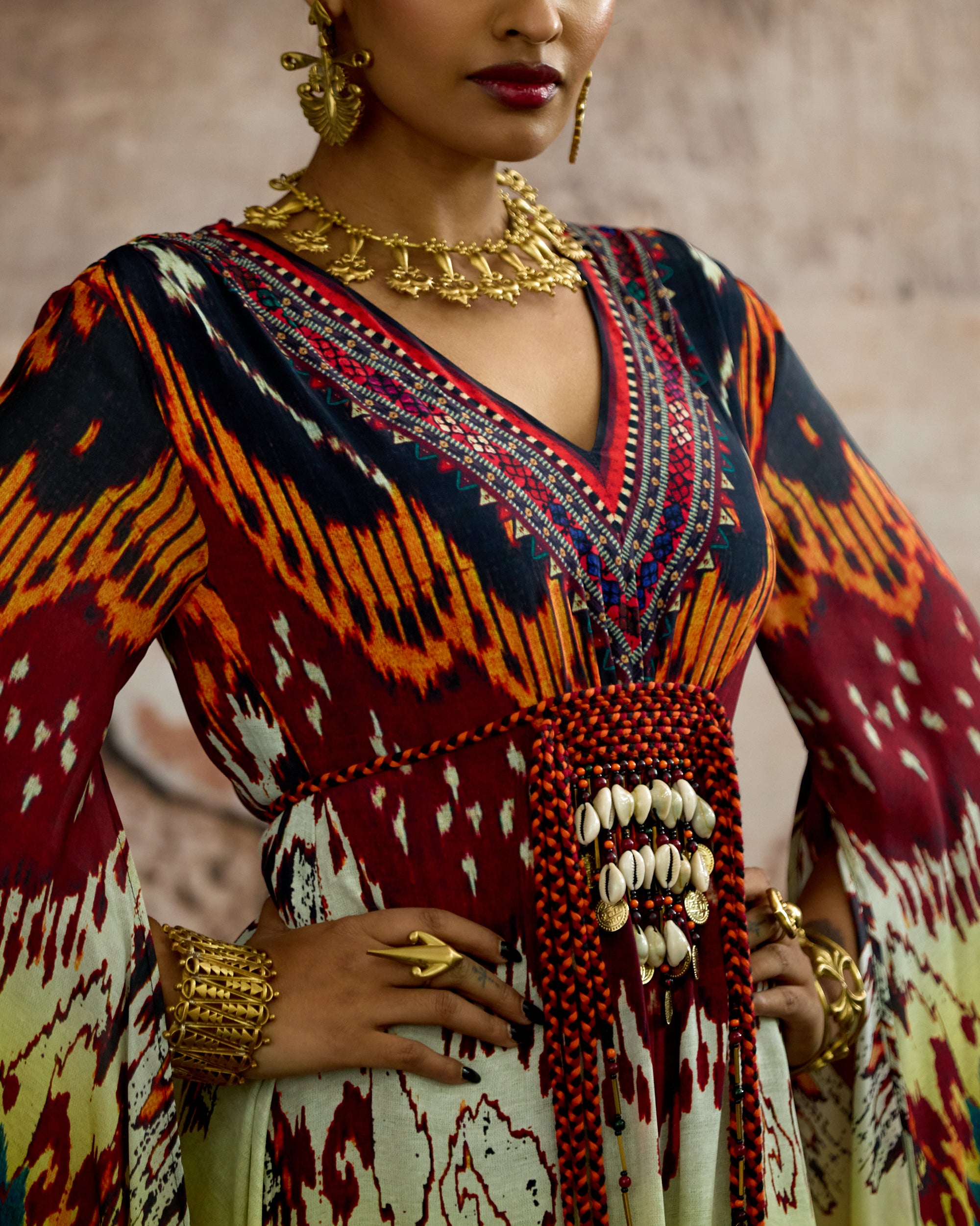 Kasbah : Abeer - Aqua/Lime